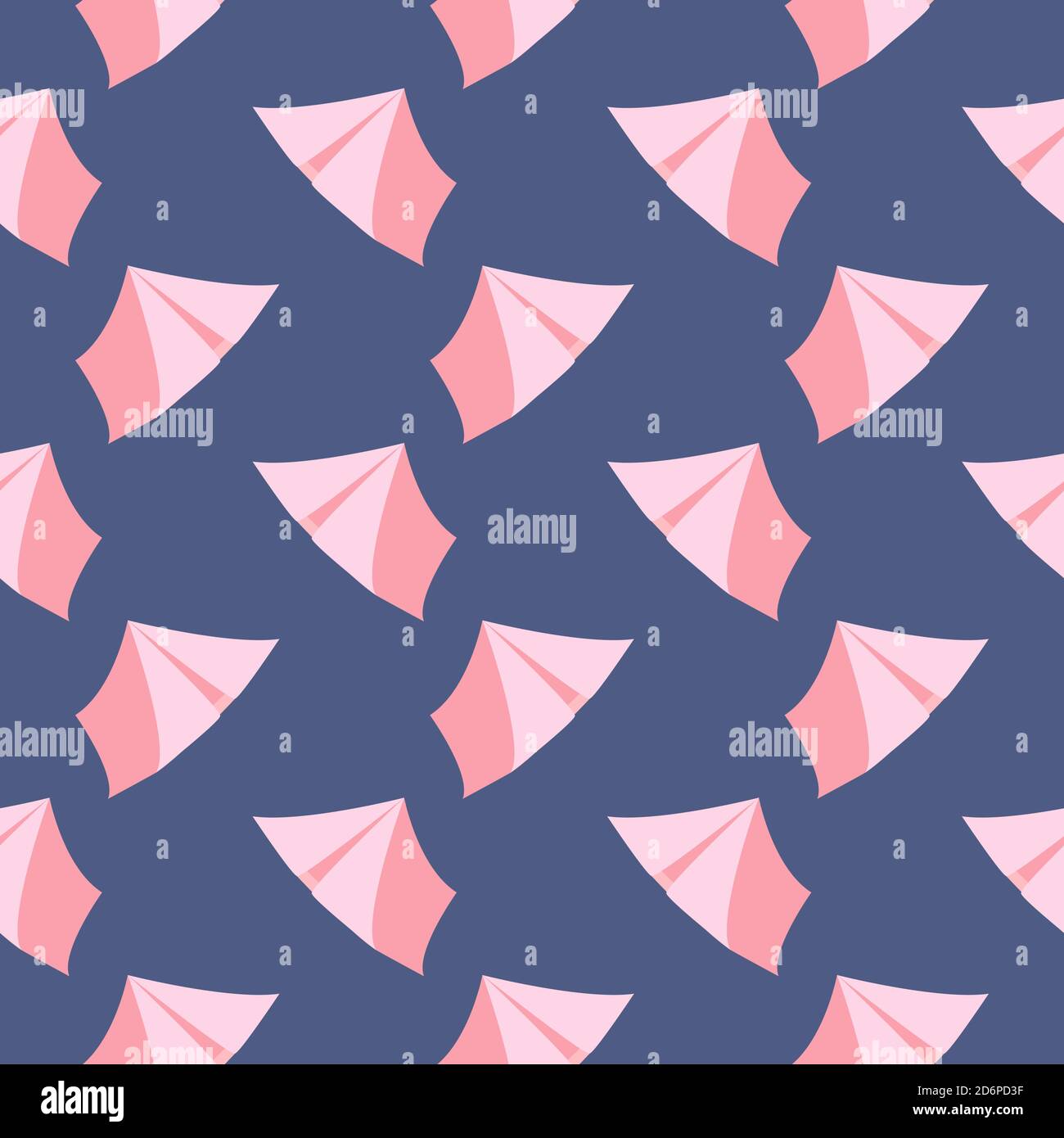 Big white tent,seamless pattern on purple background. Stock Vector