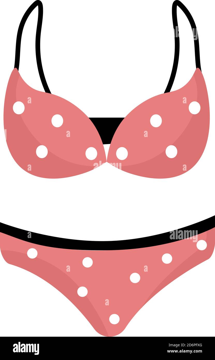 Premium Vector | Lovely swimsuit for women simple doodle clipart all  objects are repainted