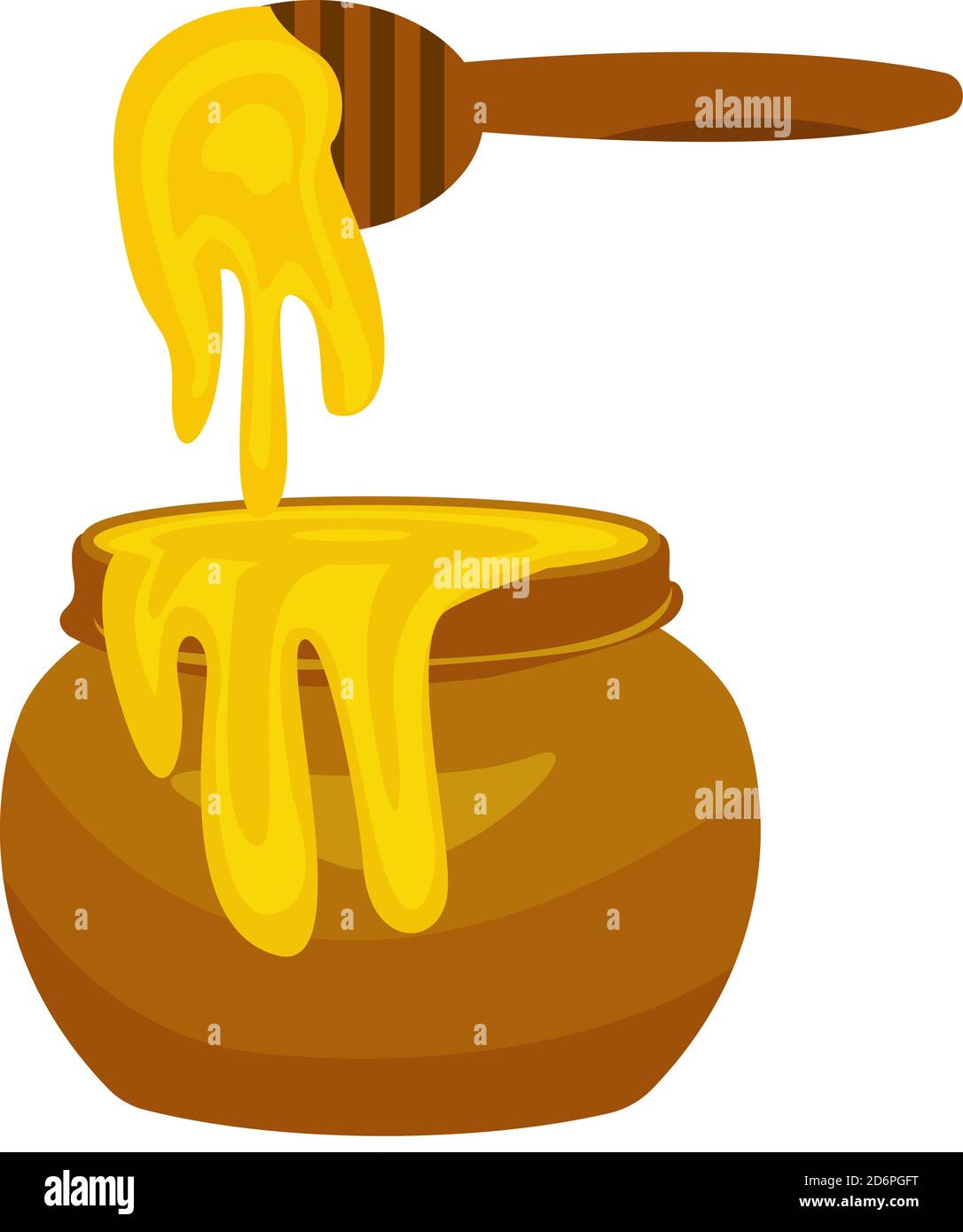 Cartoon honey pot Stock Vector Images Alamy