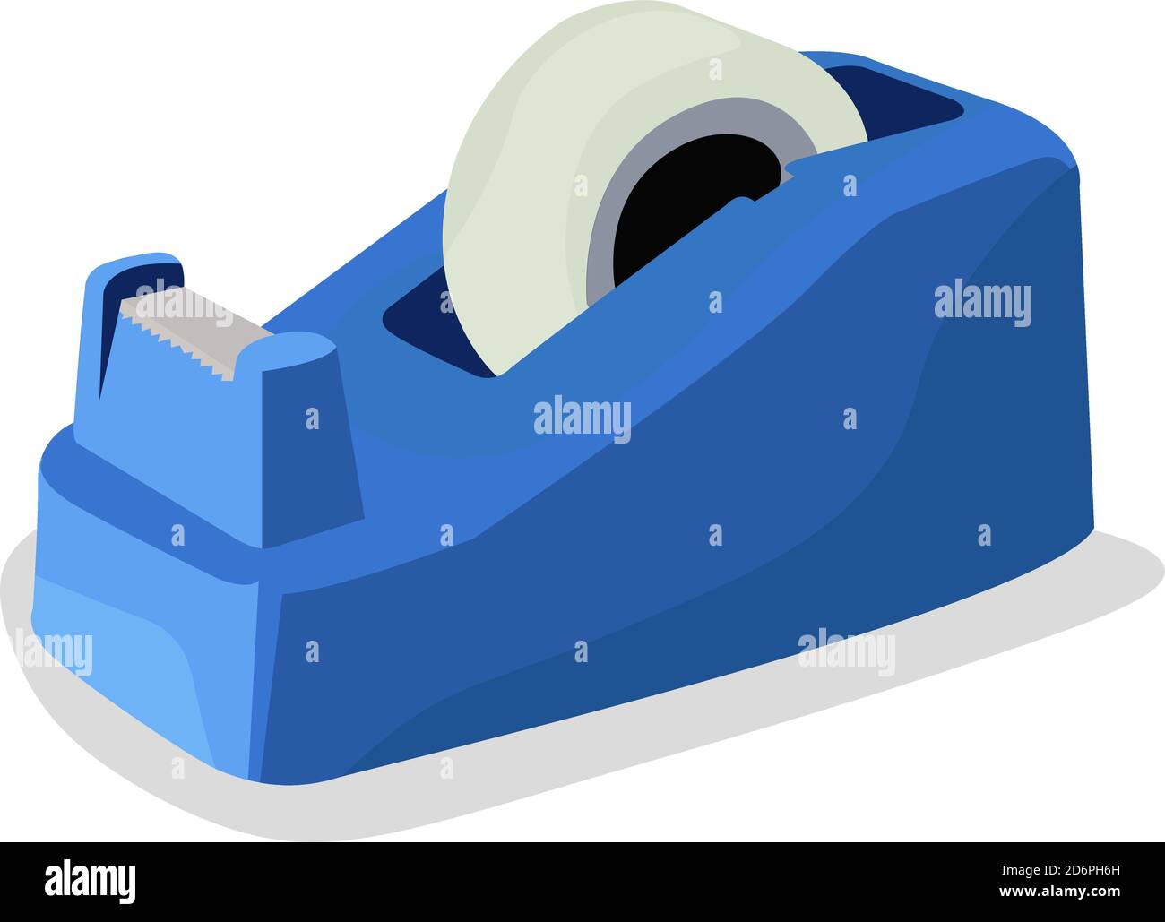 Tape holder, illustration, vector on white background Stock Vector