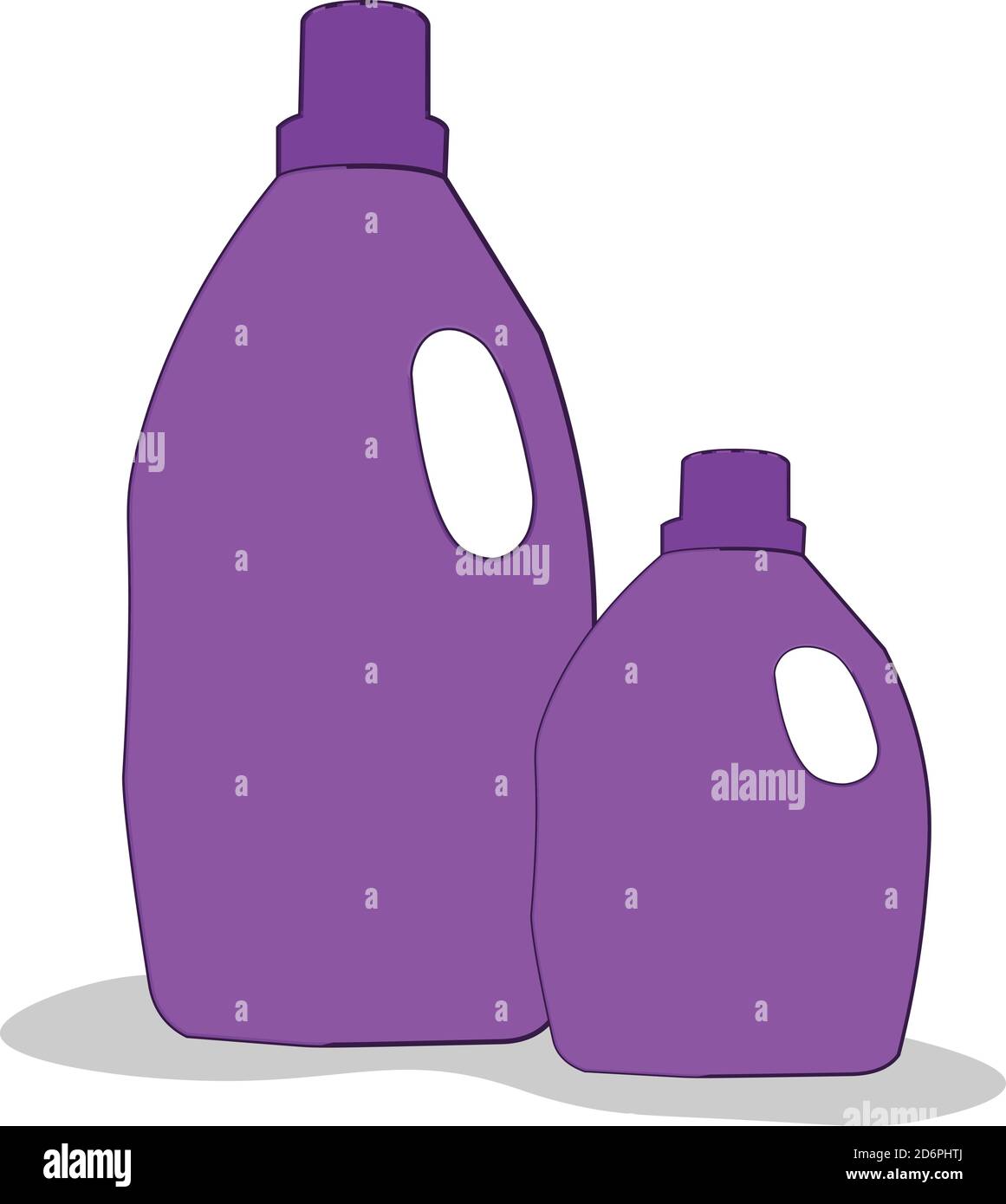 Detergent bottle ,illustration, vector on white background. Stock Vector