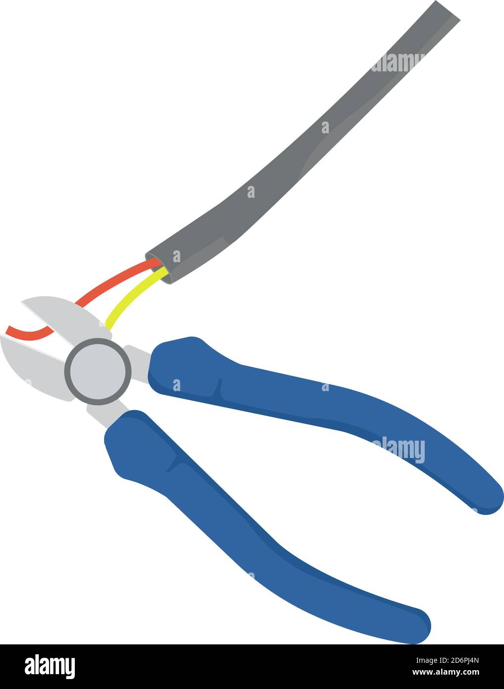 Cable cutter ,illustration, vector on white background Stock Vector Image & Art Alamy