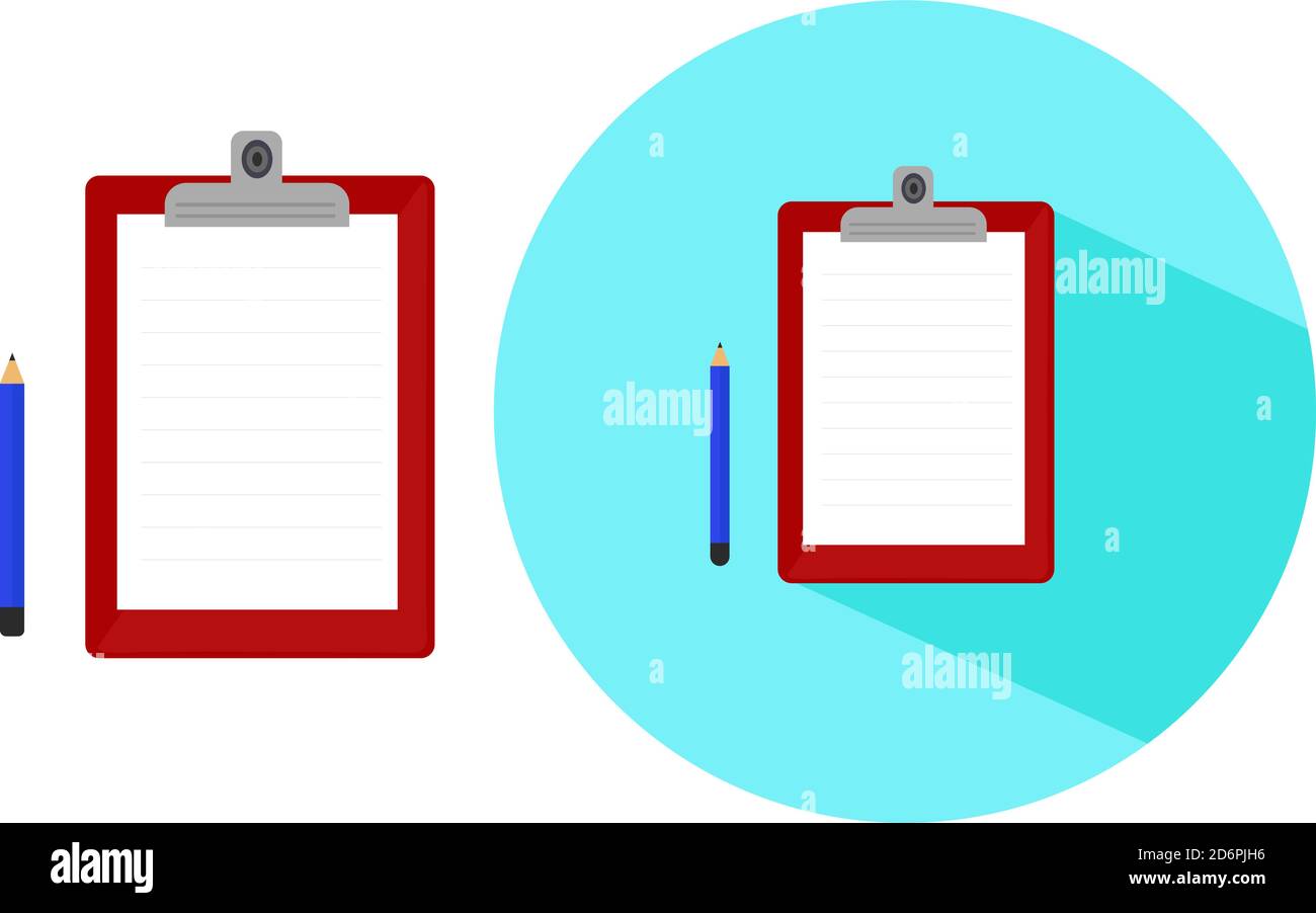 Clip board vector vectors hi-res stock photography and images - Alamy