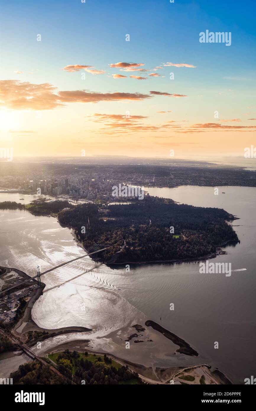 Vancouver Stanley Park Aerial High Resolution Stock Photography and ...