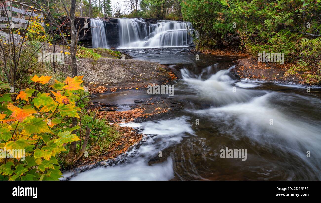 Raleigh Falls near Ignace, Ontario, Canada. Stock Photo