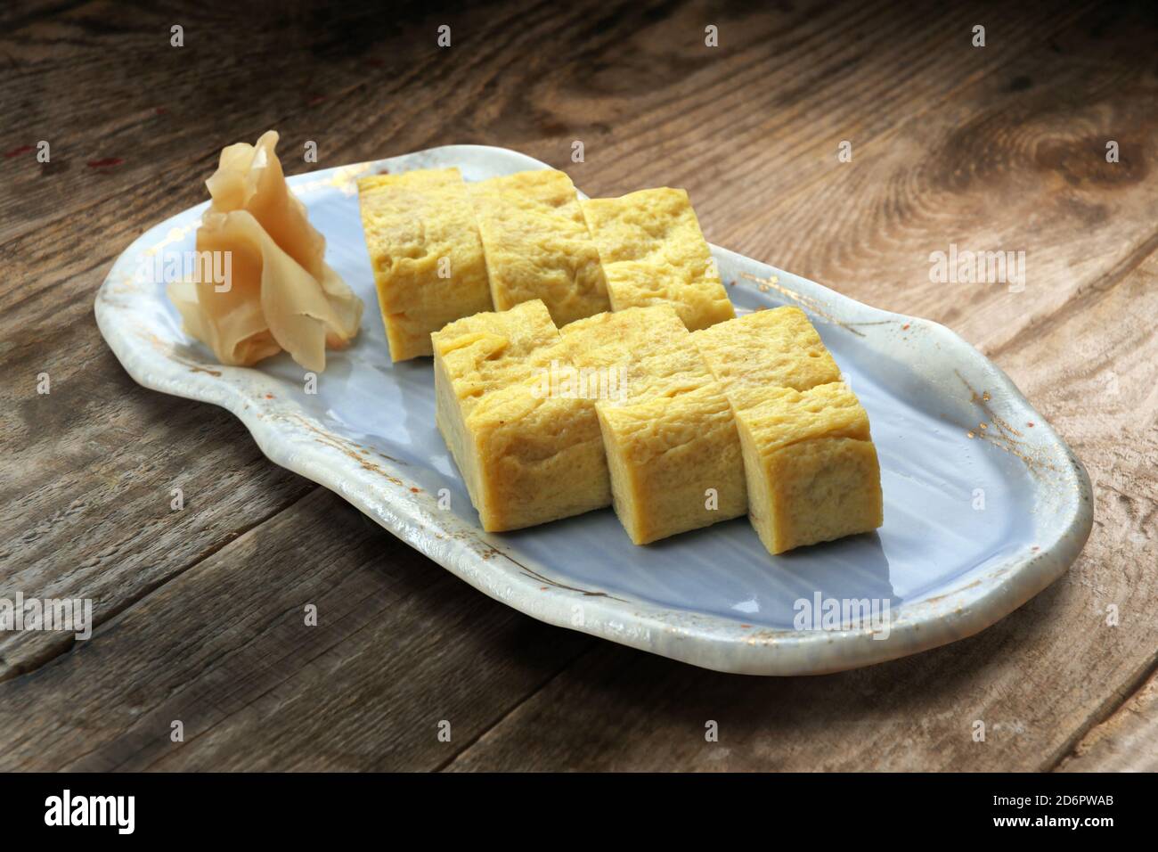 Japanese fried egg roll Tamagoyaki Stock Photo Alamy