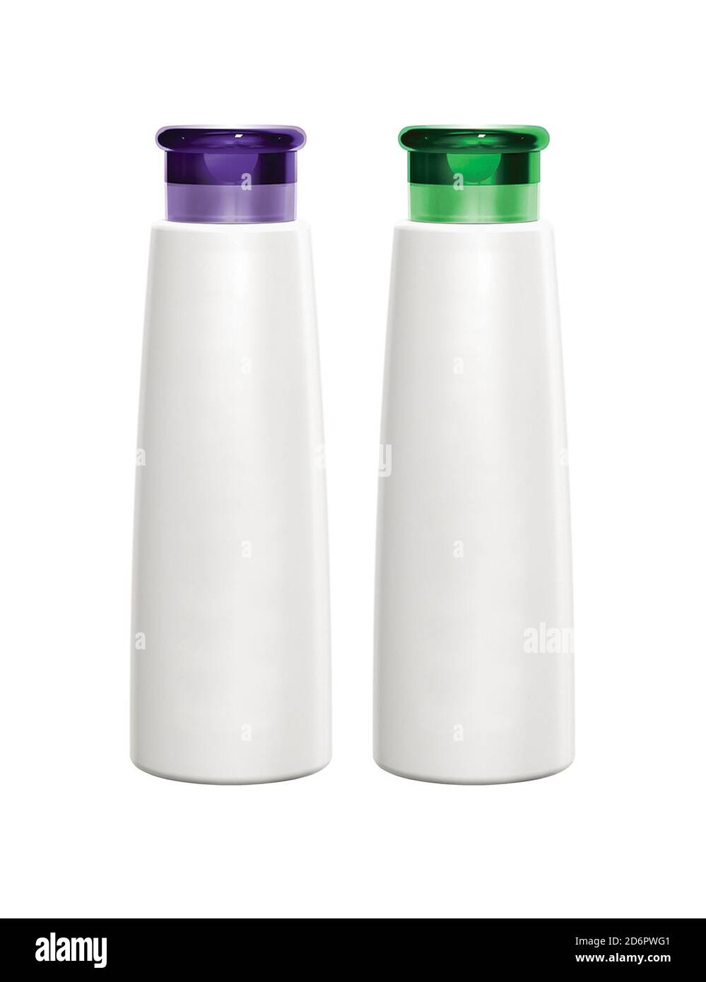 Two plastic bottle containers of shampoo or shower gel Stock Photo Alamy