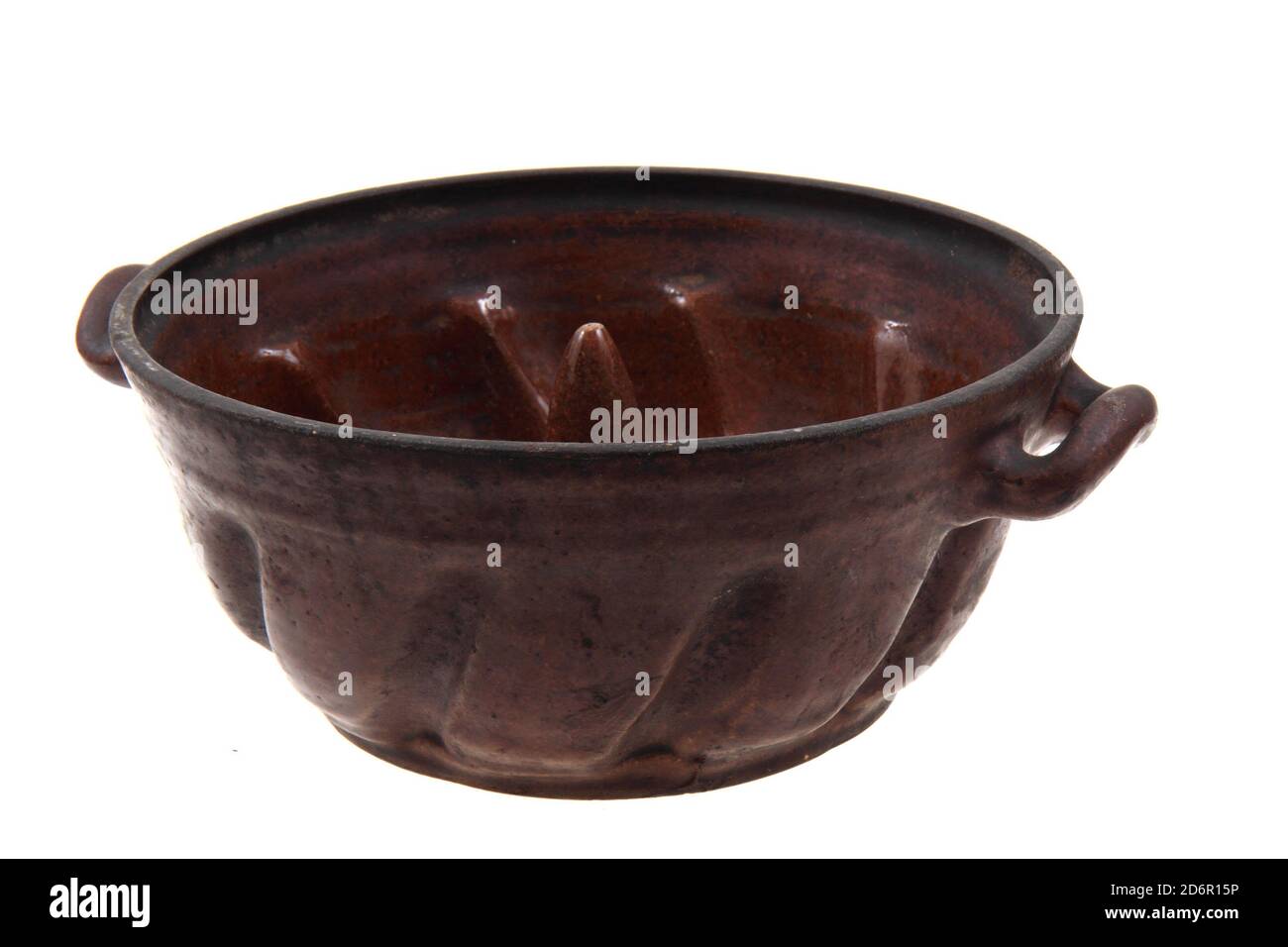 old fancy bread form isolated on the white background Stock Photo - Alamy