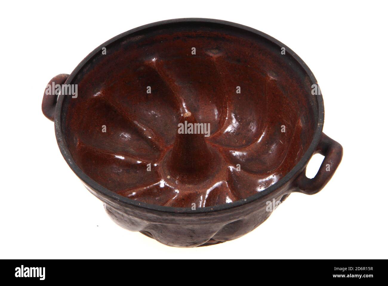 old fancy bread form isolated on the white background Stock Photo - Alamy