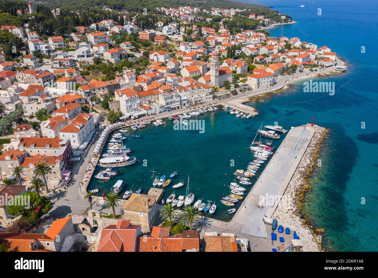 Sumartin old town, island Brac Stock Photo