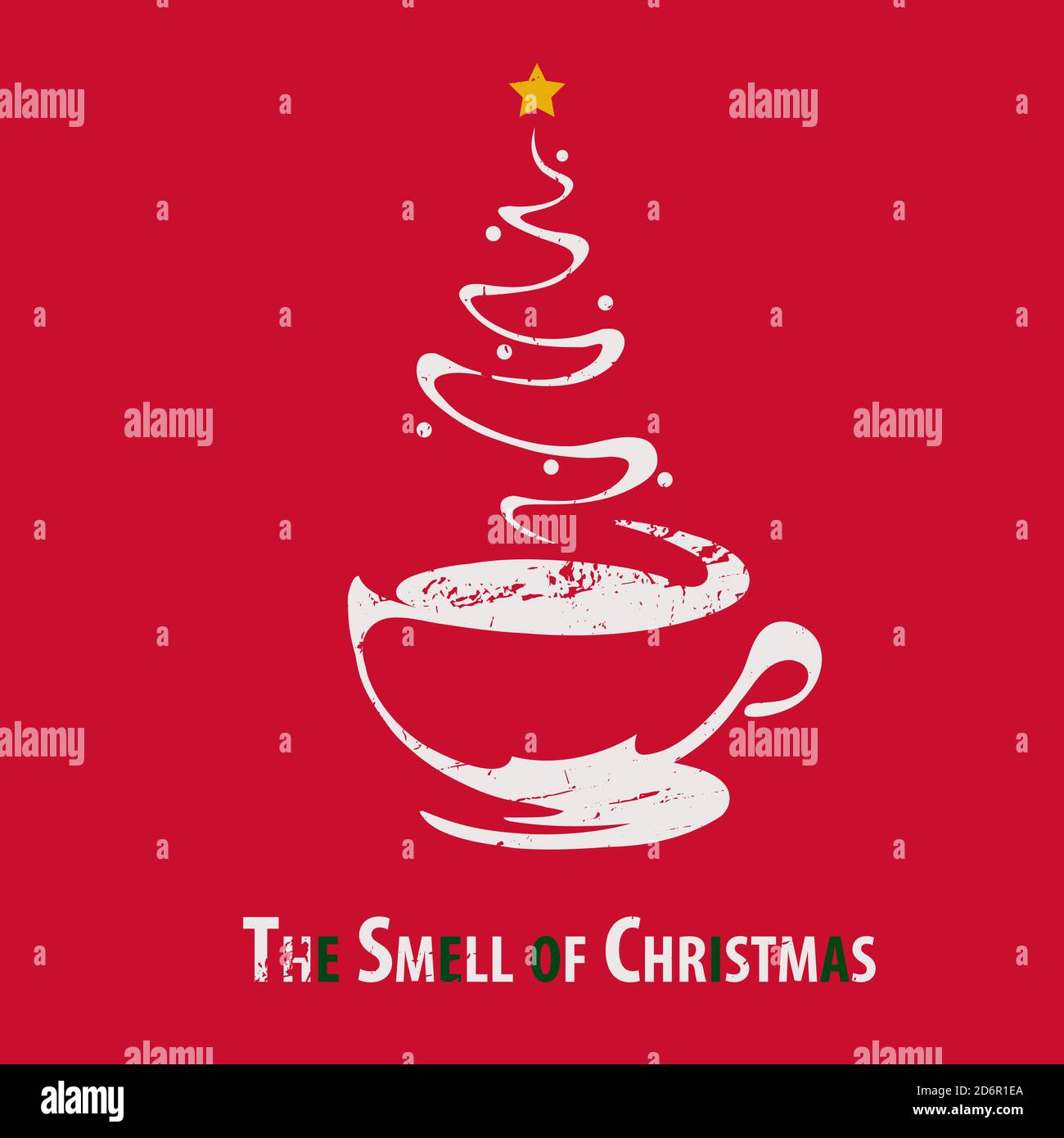 Christmas coffee Stock Vector Images - Page 3 - Alamy, image size:1300x1390