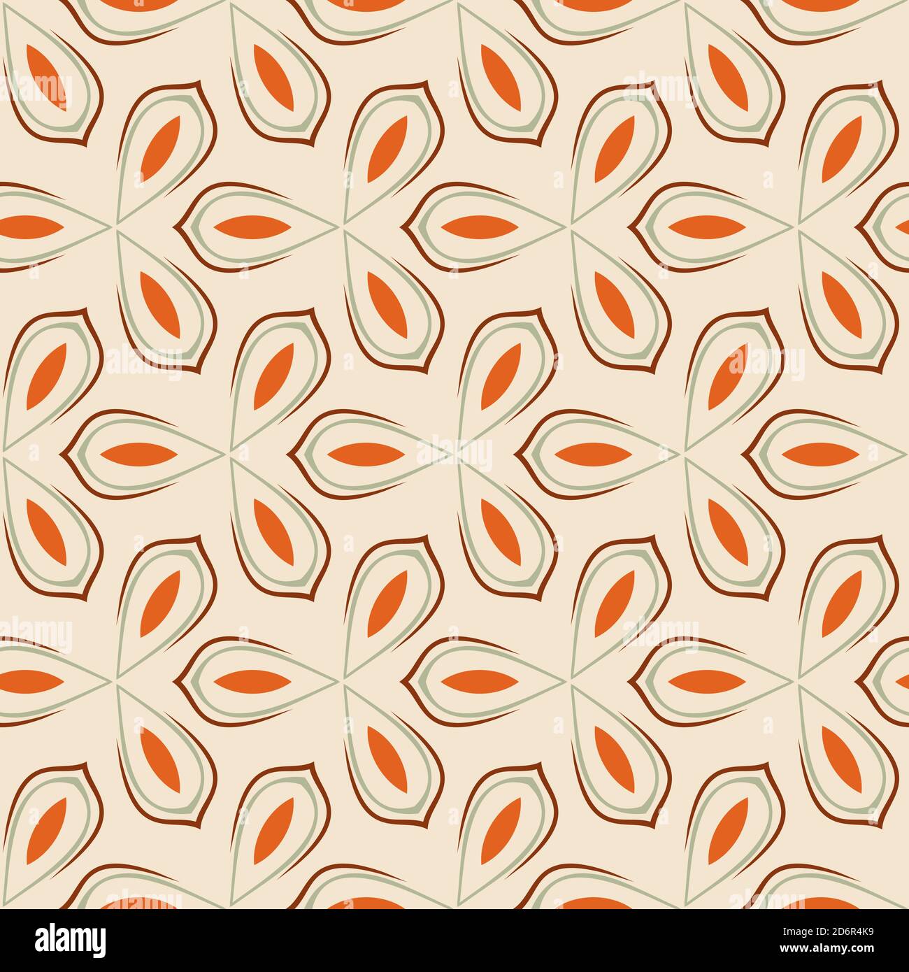 Retro seamless pattern. Seamless abstract Vintage background. Geometric pattern. Vector illustration. Stock Vector