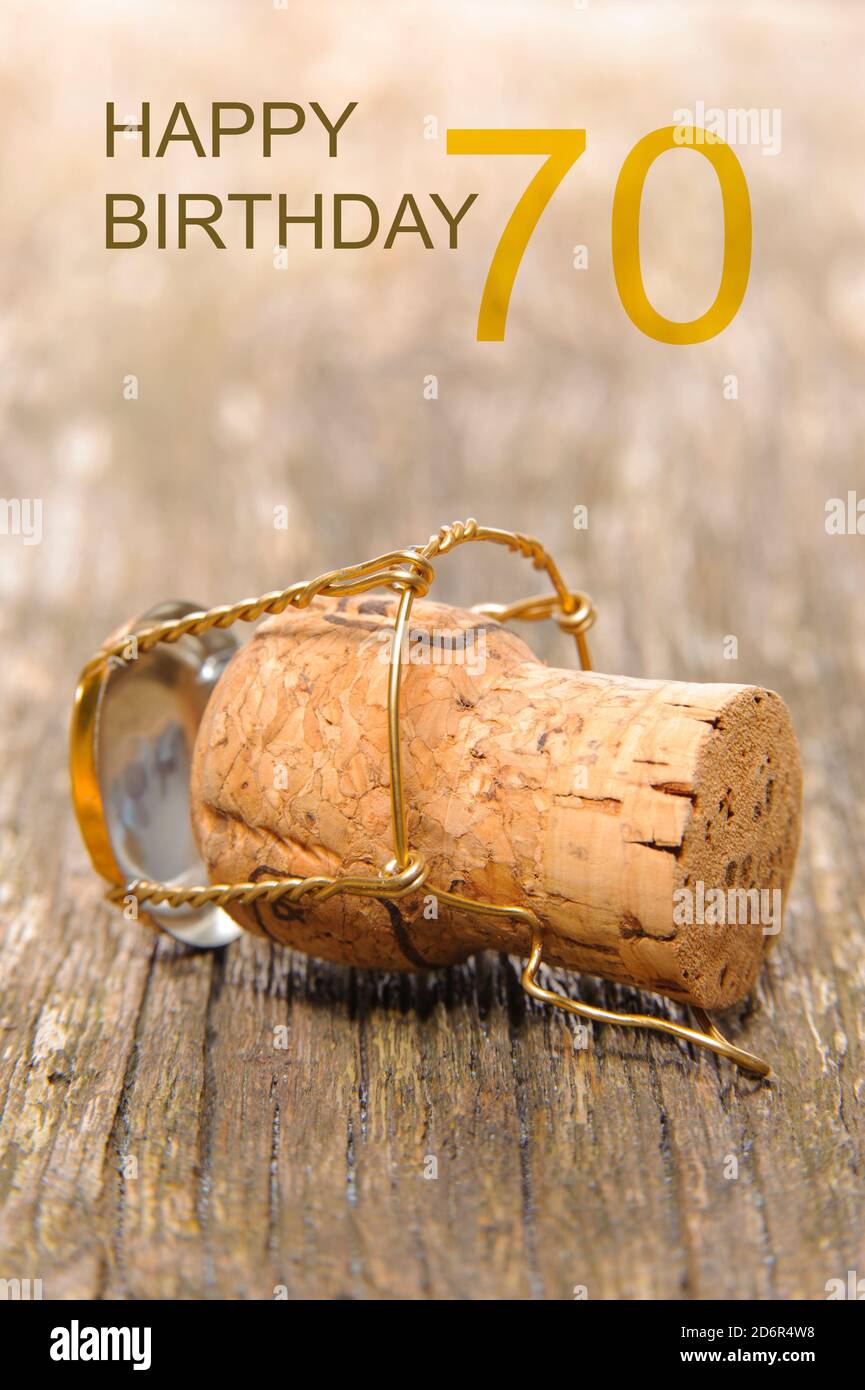 congratulations on the 70th birthday Stock Photo - Alamy