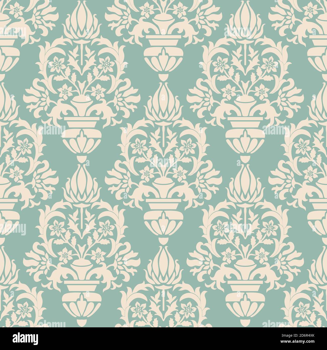 Seamless damask wallpaper. Seamless vintage pattern in Victorian style . Hand drawn floral pattern. Vector illustration Stock Vector Image & Art - Alamy Seamless damask wallpaper. Seamless vintage pattern in Victorian style . Hand drawn floral pattern. Vector illustration Stock Vector Image & Art - Alamy