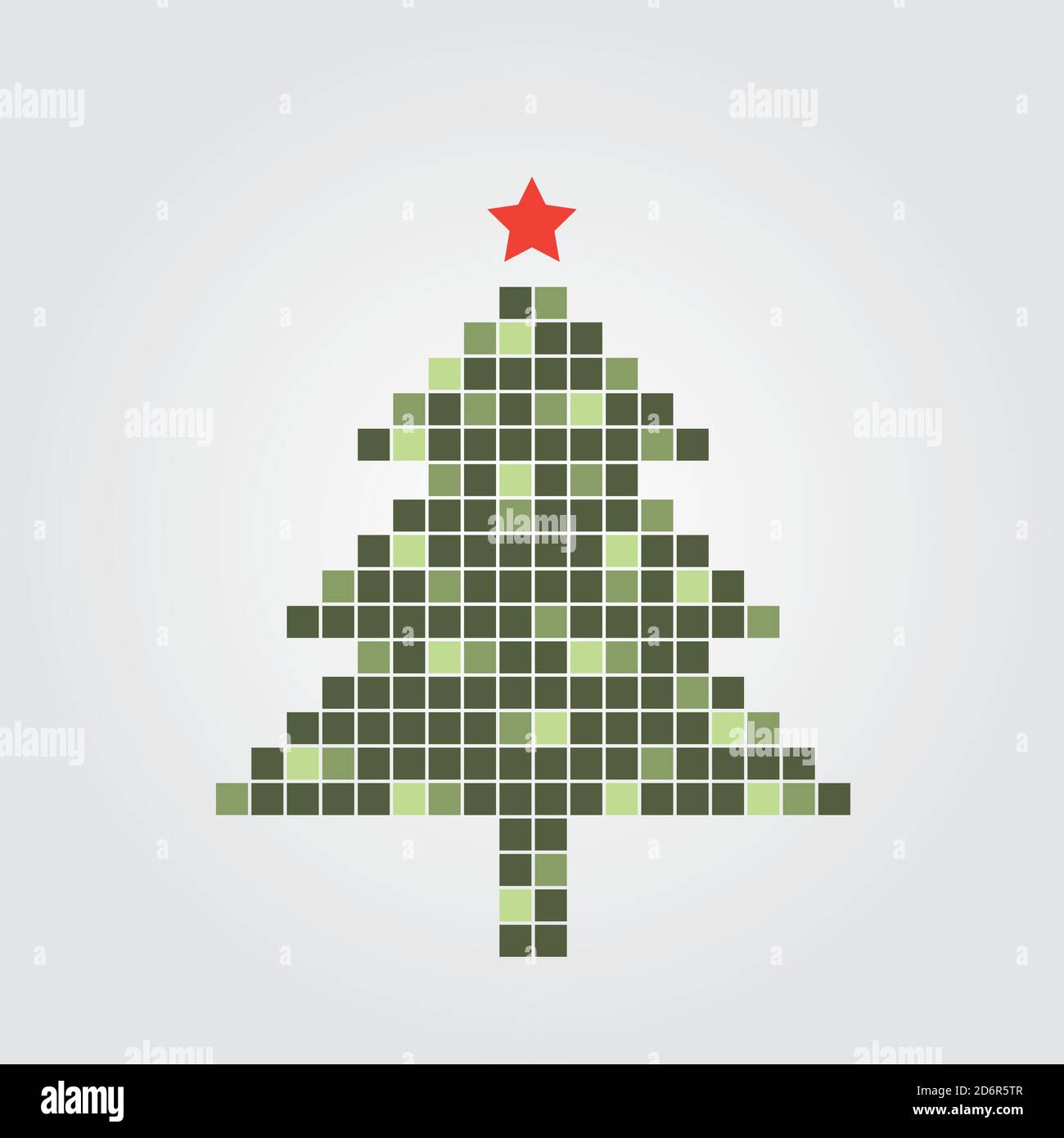Christmas Tree Card Stock Vector Image & Art - Alamy