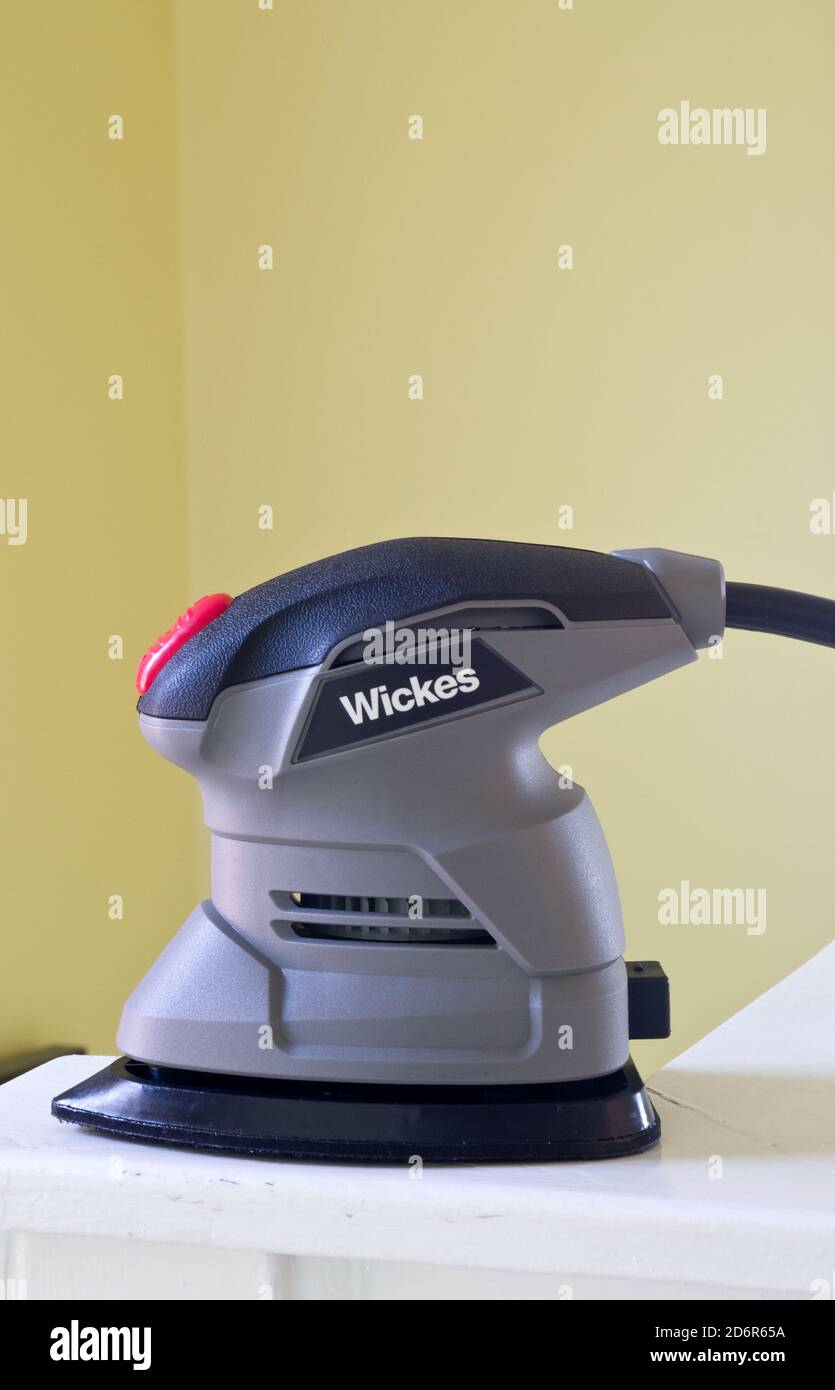 Wickes Electric Palm Sander Power Tool, UK Stock Photo Alamy