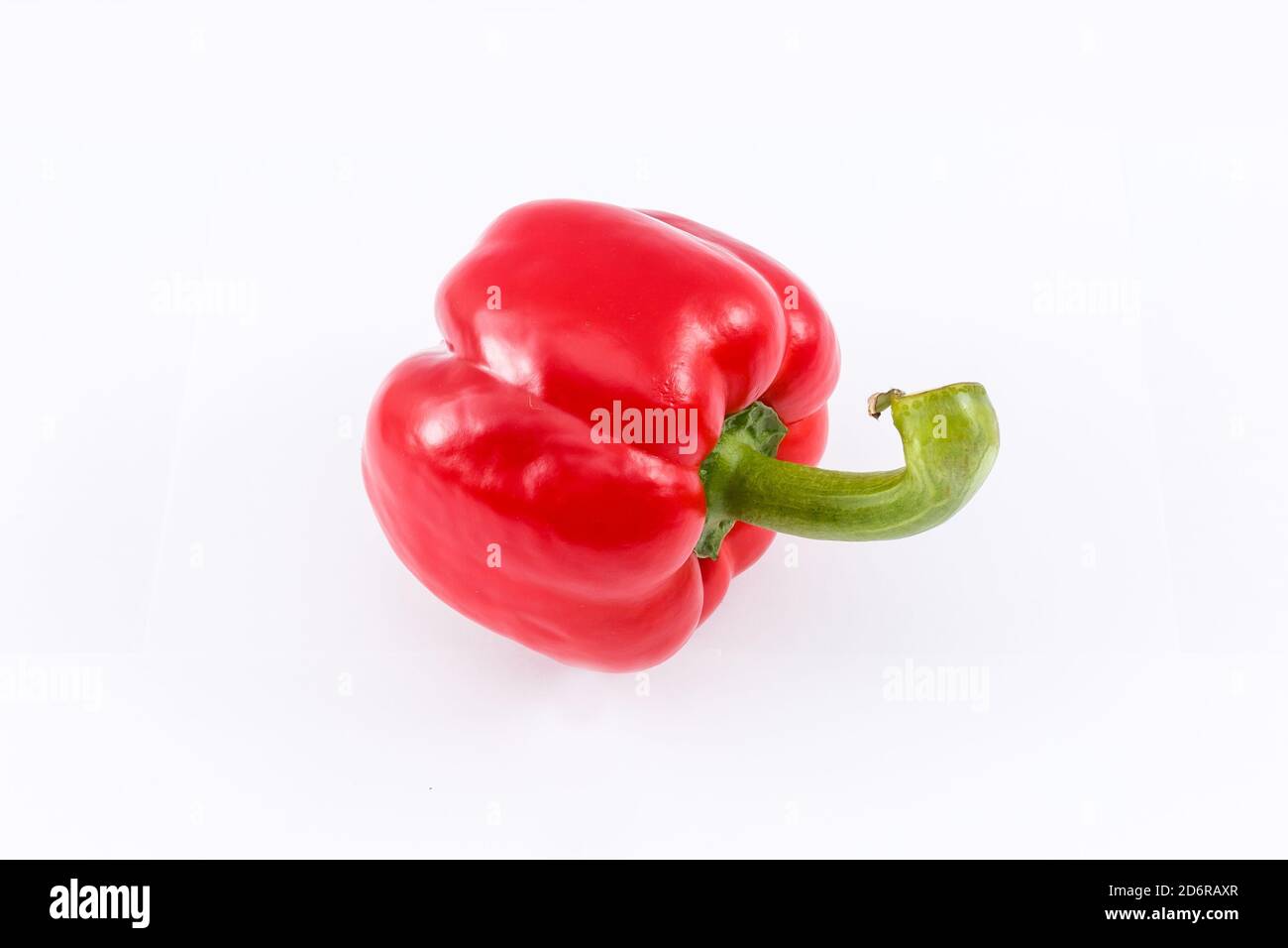 Sweet red pepper isolated on white background cutout Stock Photo - Alamy
