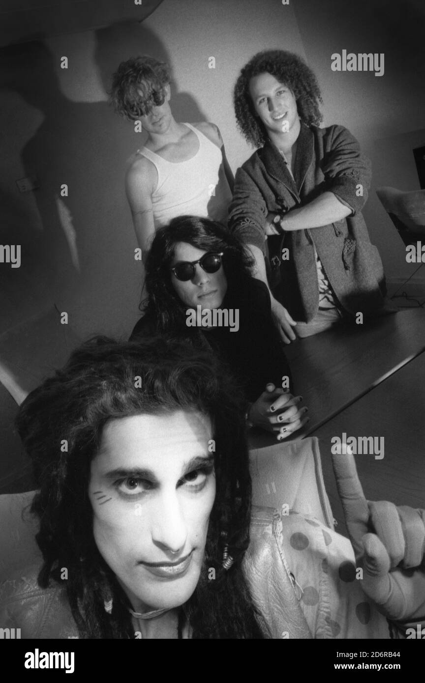 American Alternative Rock Band Jane S Addiction Photographed In London In 1988 Stock Photo Alamy