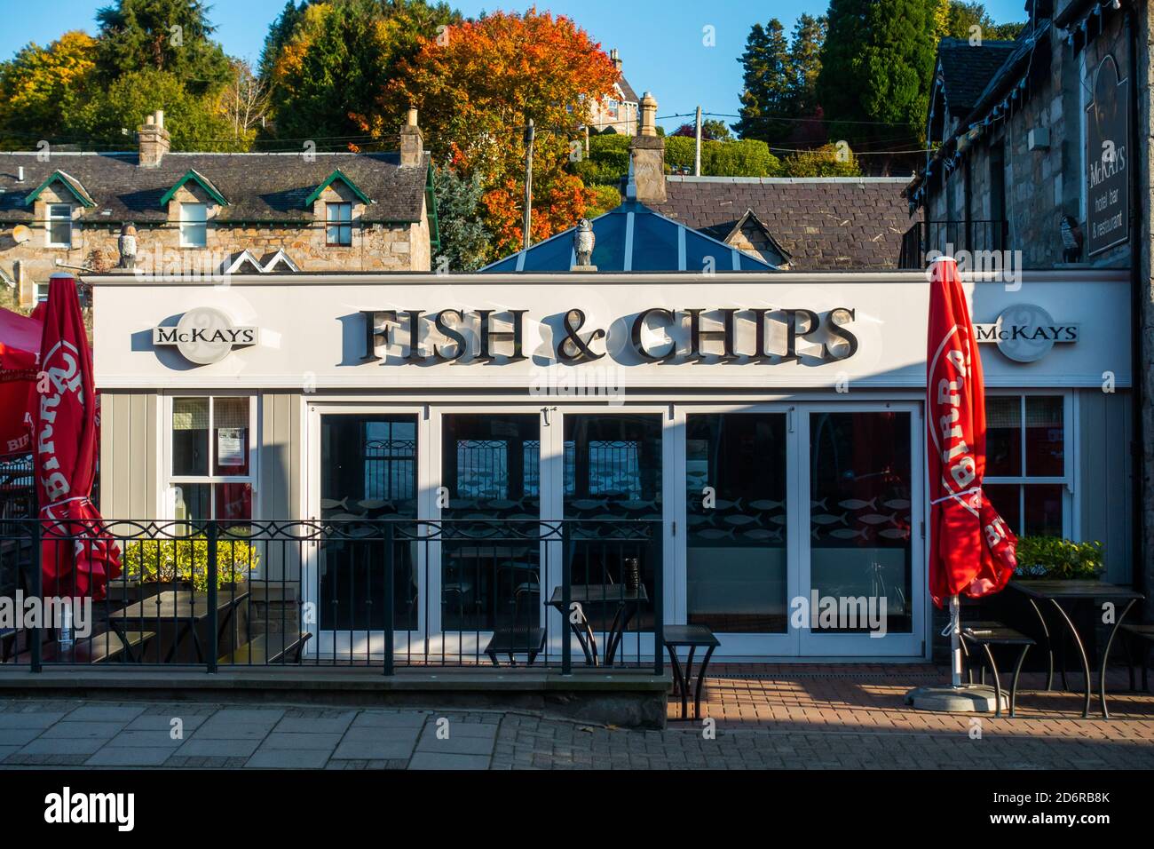 McKay's Hotel, bar and restaurant plus Fish and Chips takeaway in the