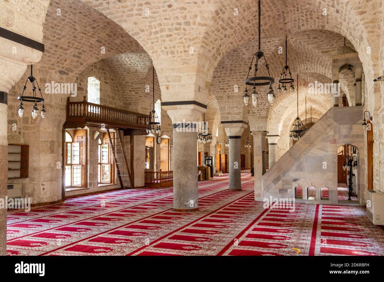 Antakya, Hatay / Turkey - October 08 2020: Antakya Ulu Cami Mosque interior view Stock Photo