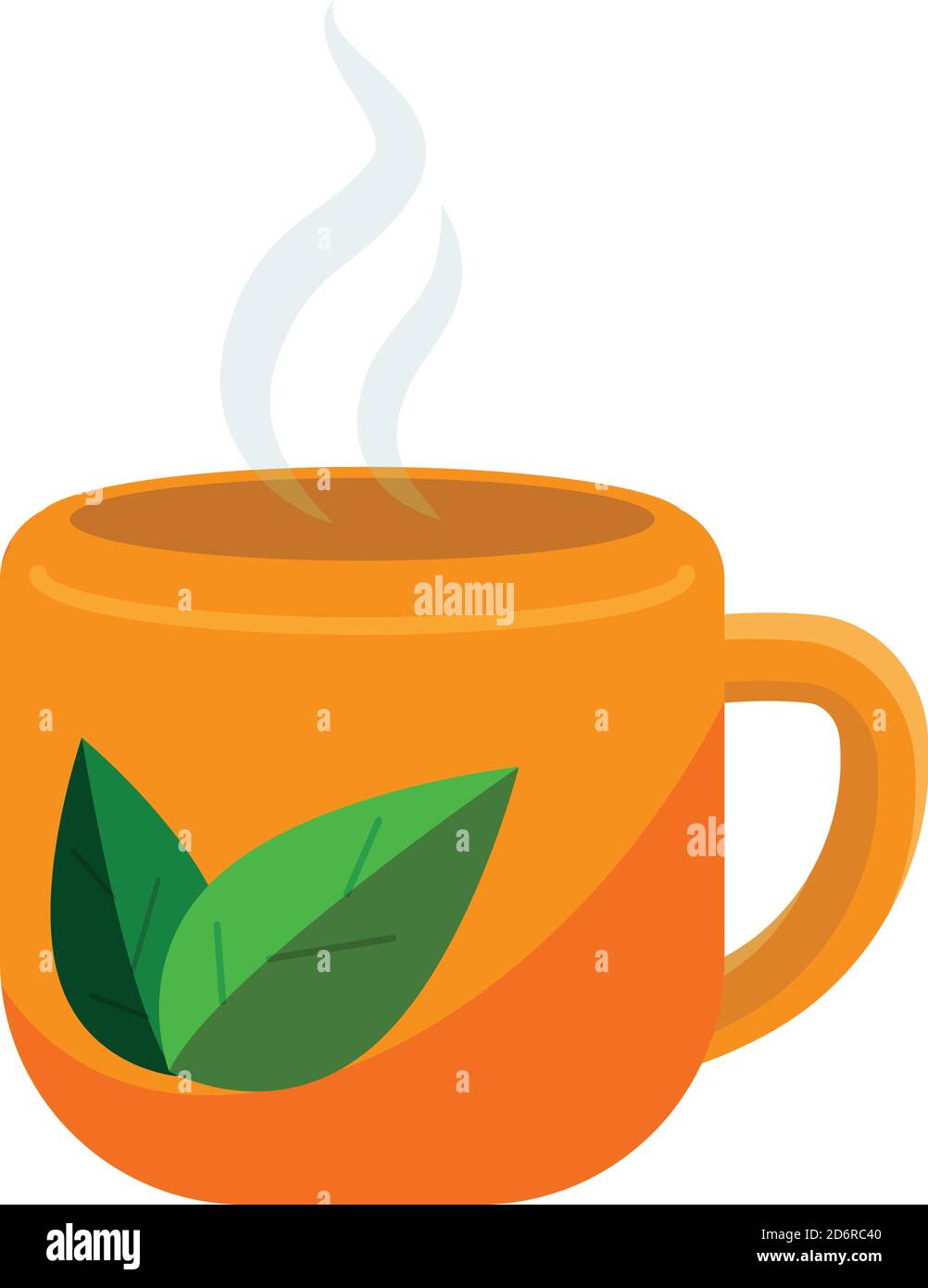 Herb tea icon. Cartoon of herb tea vector icon for web design isolated