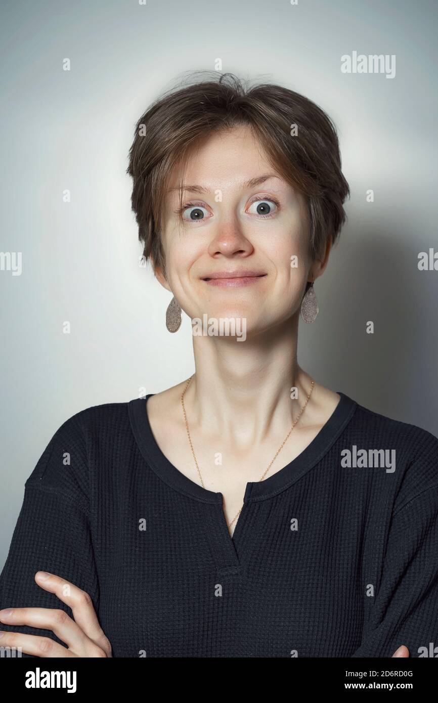Grimacing Woman High Resolution Stock Photography and Images - Alamy