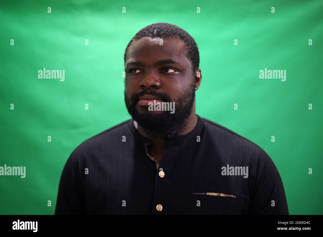 Iyinoluwa Aboyeji, co-founder of tech firm Andela, attends an interview  with Reuters amid protests over police brutality in Lagos, Nigeria October  17, 2020. Picture taken October 17, 2020. REUTERS/Temilade Stock Photo -  Alamy