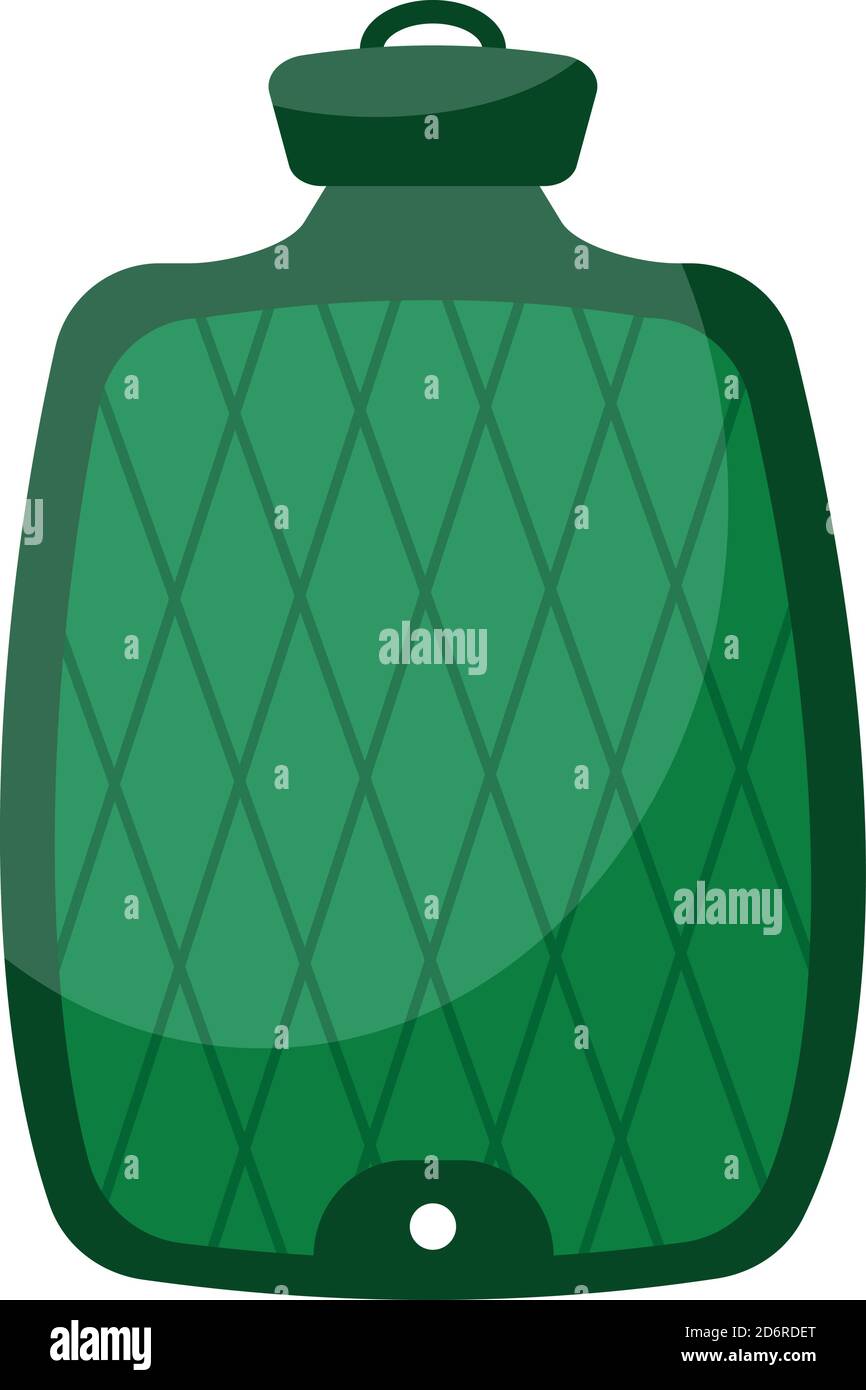 Rubber heating pad icon. Cartoon of rubber heating pad vector icon for