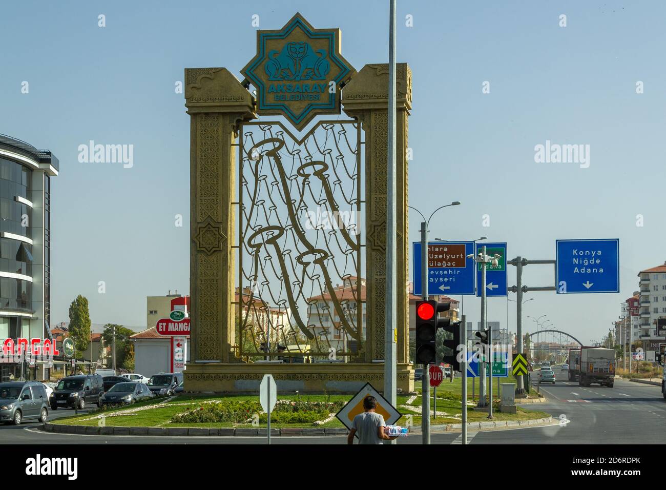 Aksaray / Turkey - October 07 2020: Aksaray city Stock Photo