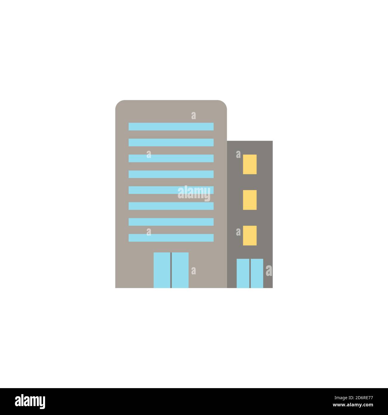 Office icon. Simple element from buildings collection. Creative Office icon for web design, templates, infographics and more Stock Vector