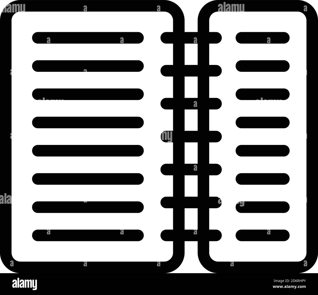 Scenario decree icon, outline style Stock Vector
