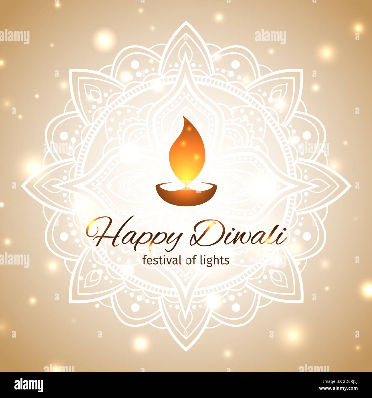 Happy diwali vector illustration. Festive diwali card. Design ...