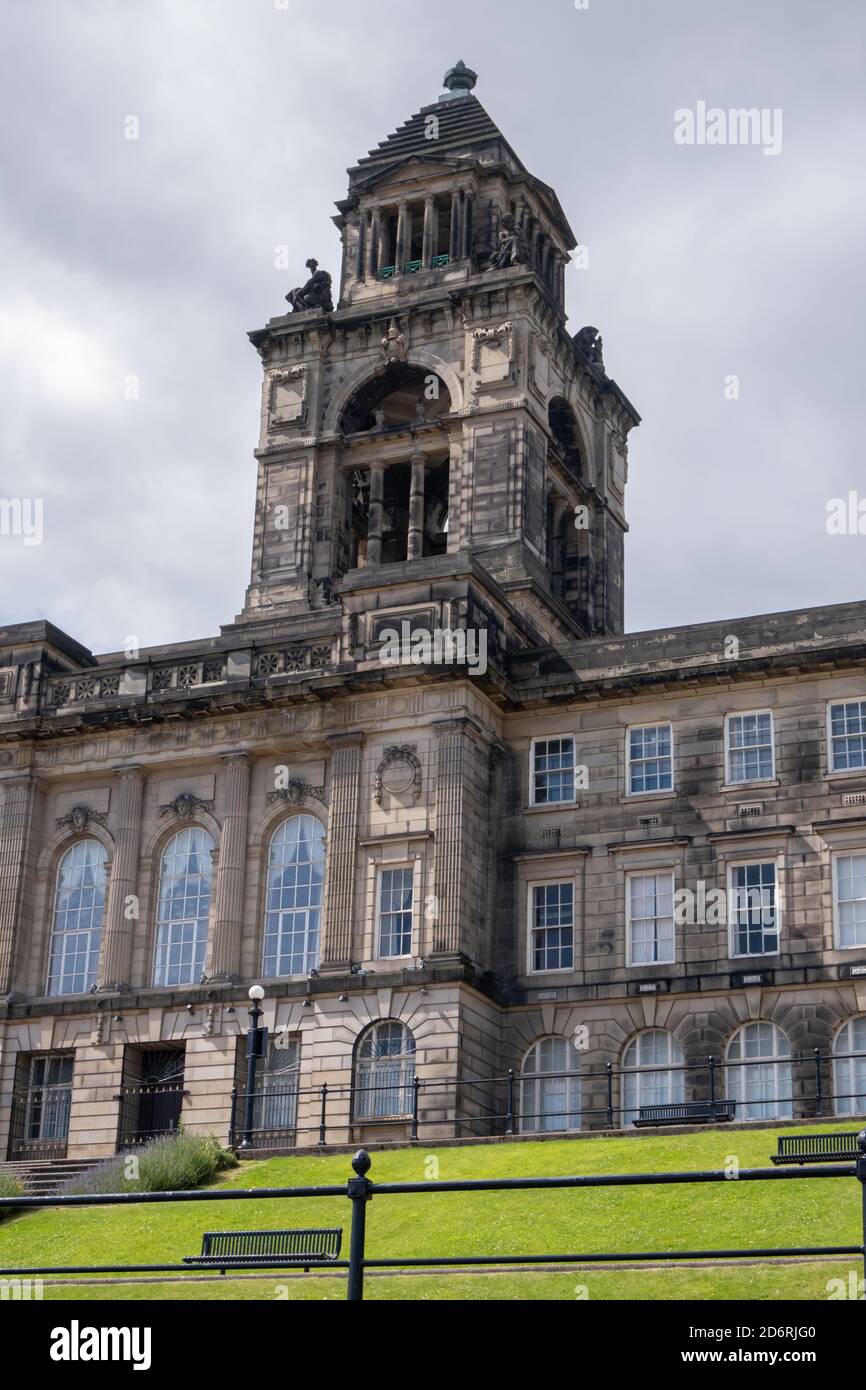 The town hall in Wallasey Wirral July 2020 Stock Photo
