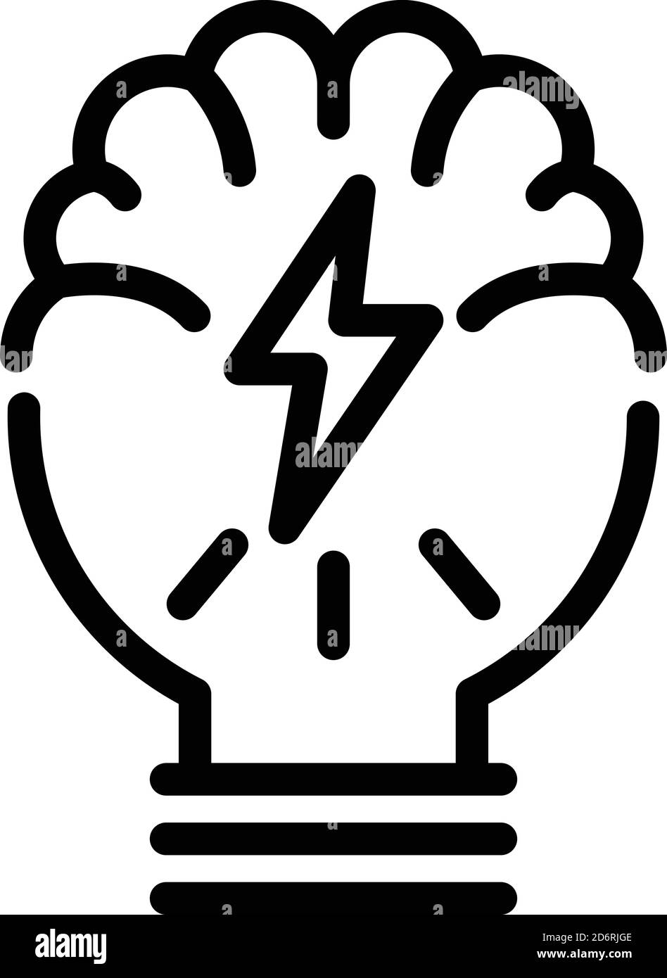 Resource idea icon, outline style Stock Vector
