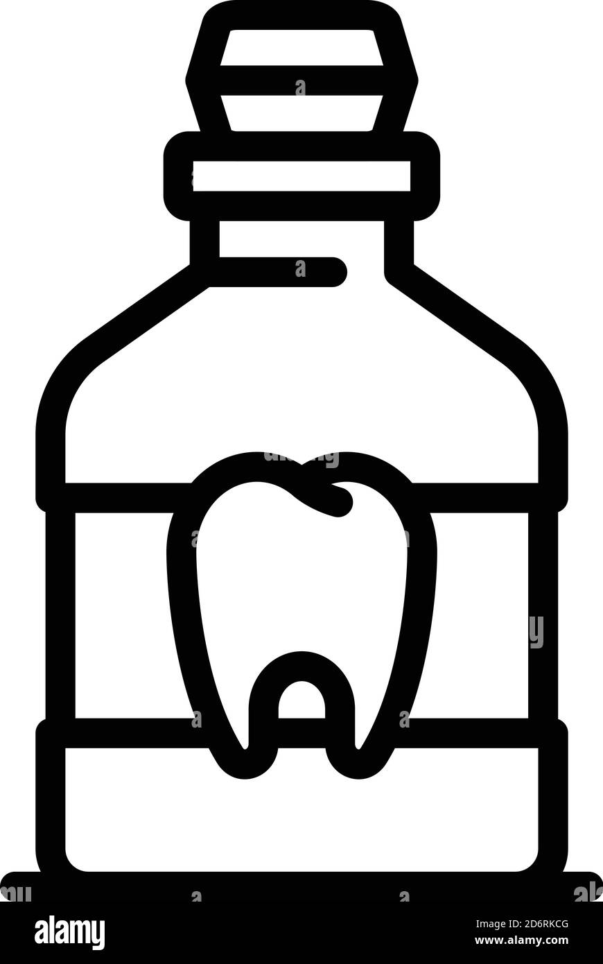 Cavity rinse icon, outline style Stock Vector Image & Art - Alamy