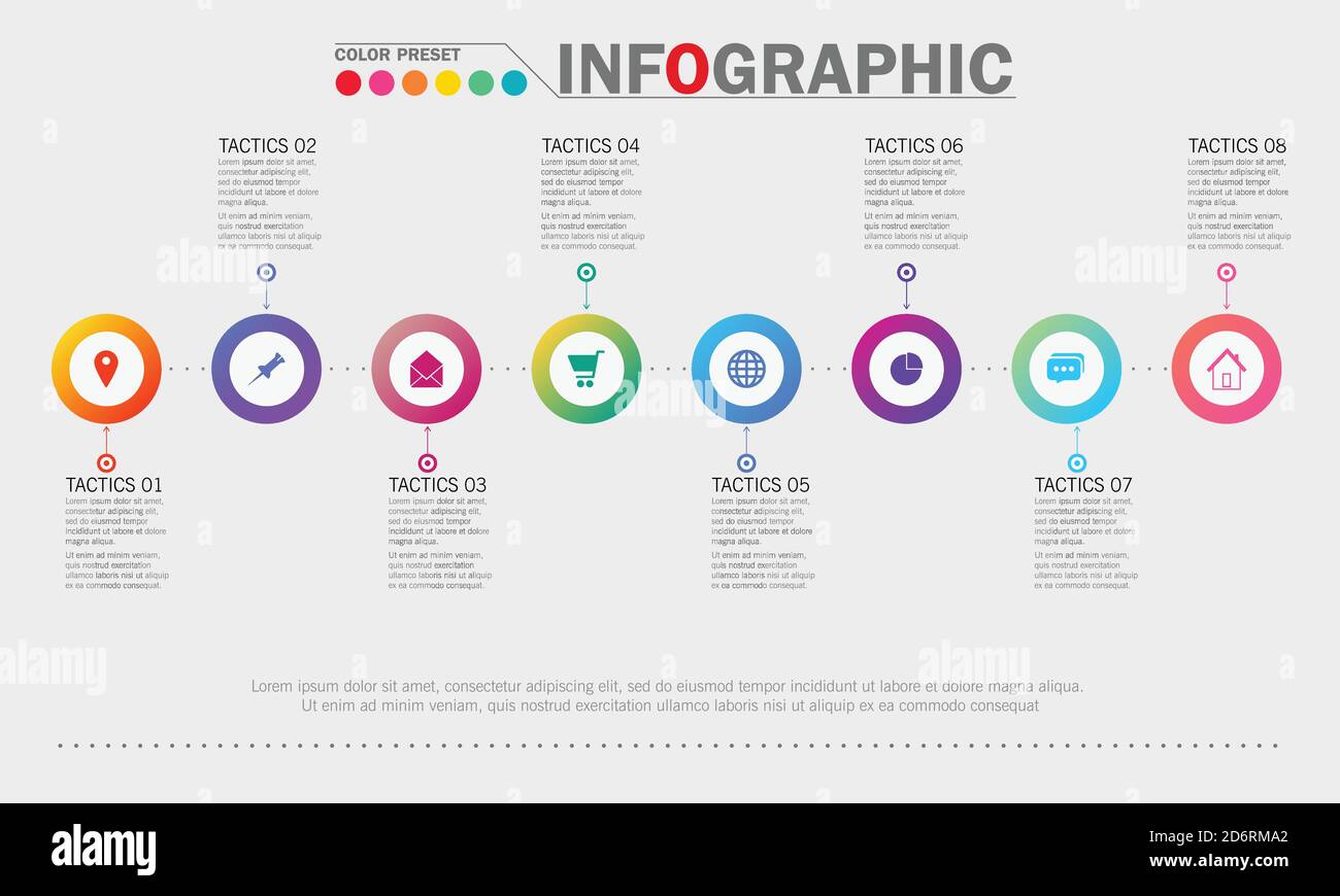 Infographic template. Concept business illustration. Vector Stock ...