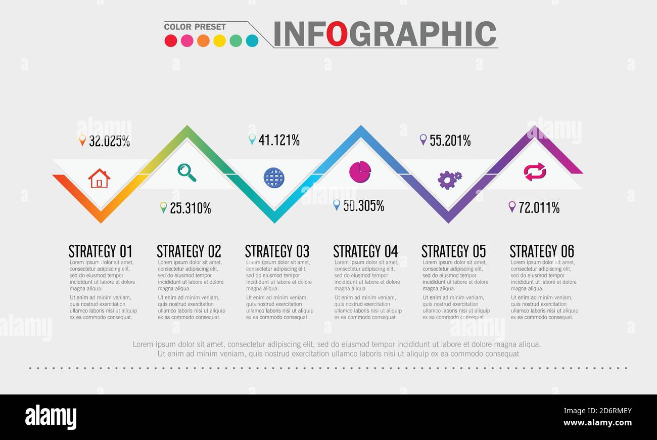 Infographic template. Concept business illustration. Vector Stock ...