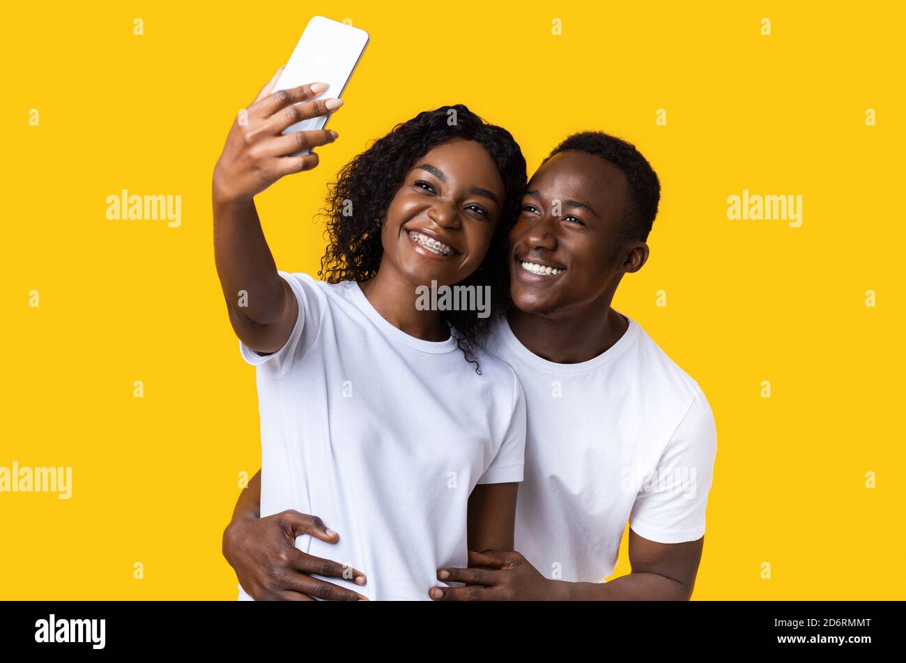 Happy african american couple hi-res stock photography and images - Alamy