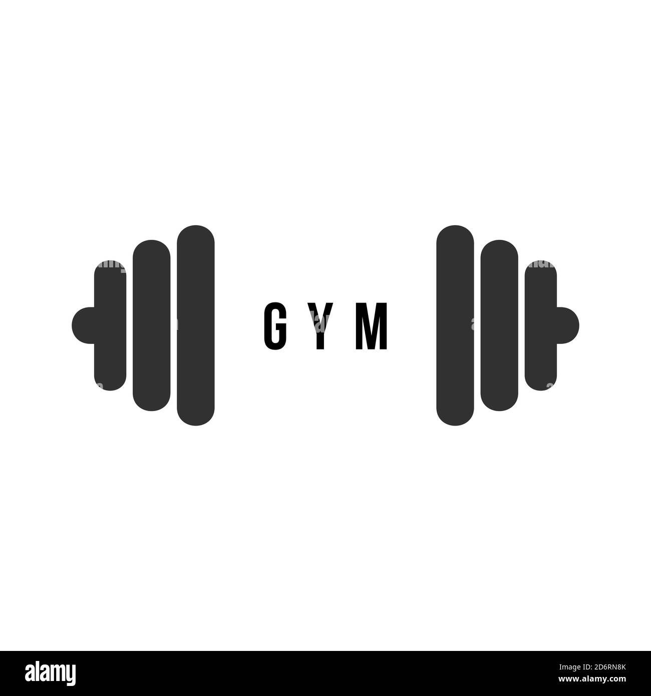 Gym logo Black and White Stock Photos & Images - Alamy