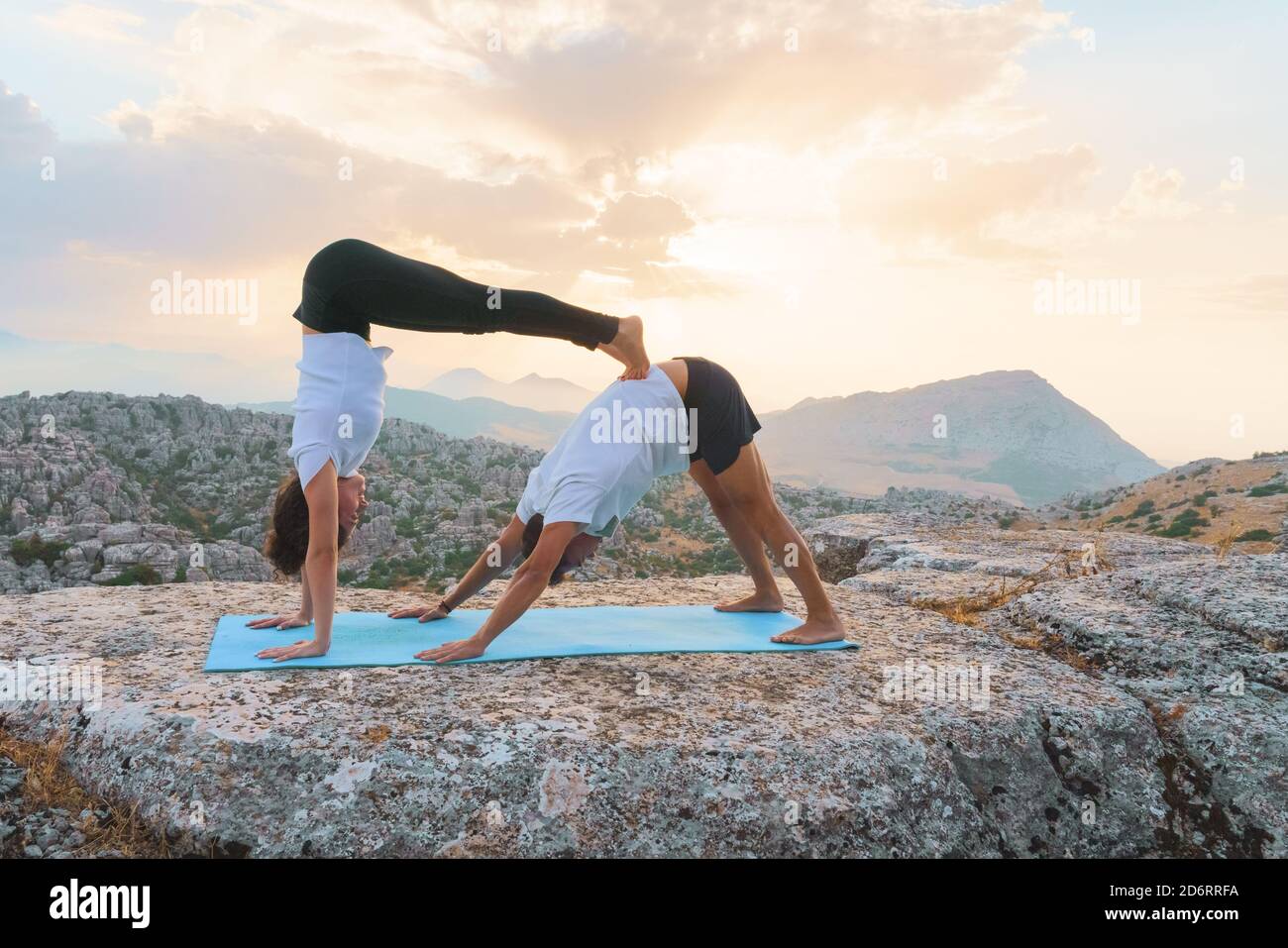 Yoga Poses For Couples Kissing