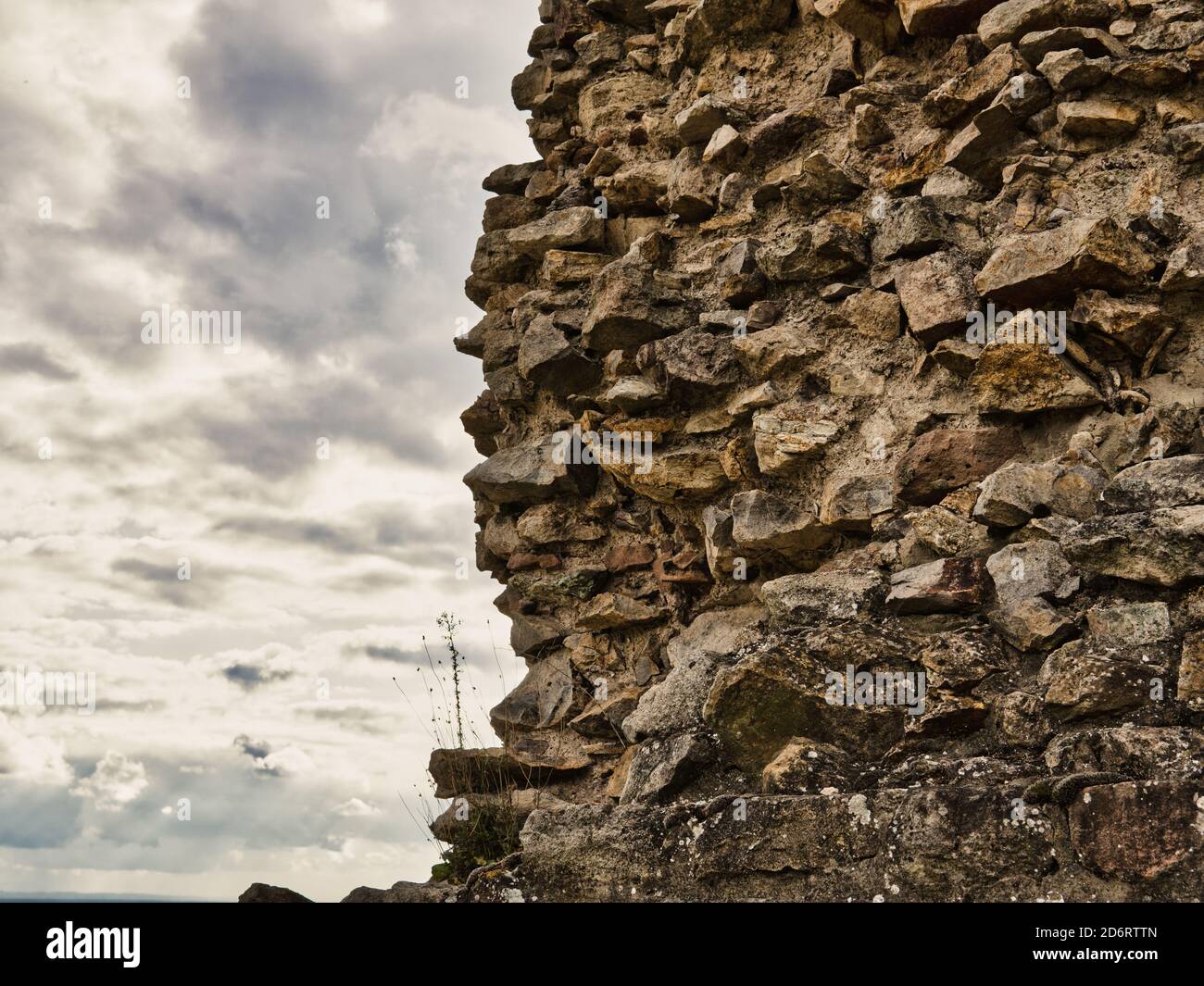 Mauer der Burg Schauenburg Stock Photo