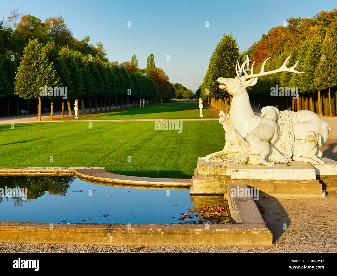 Hitschwasserspeier im Schlossgarten Schwetzingen Stock Photo