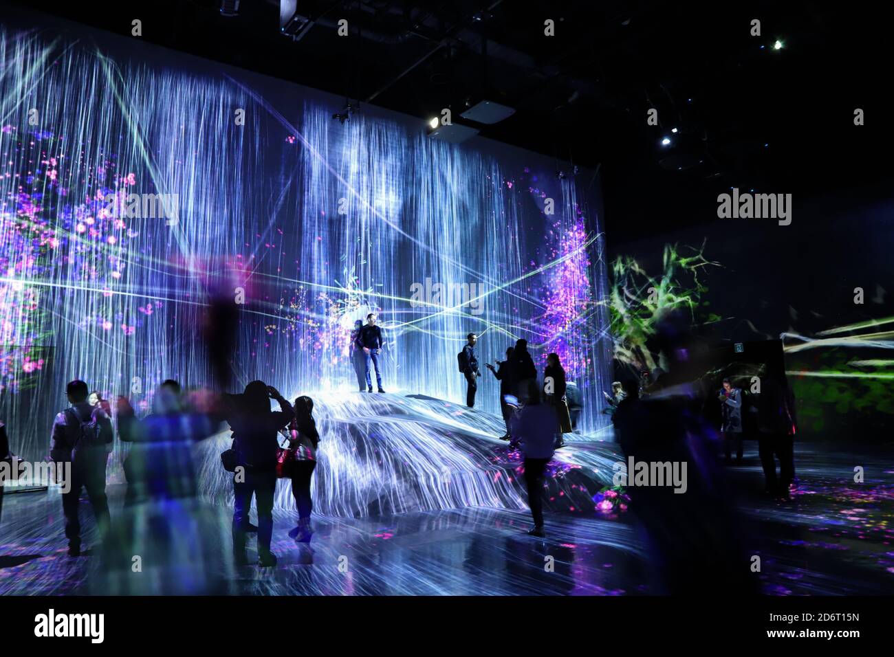 TOKYO, JAPAN Jan 12, 2020 In the teamLab borderless museum many