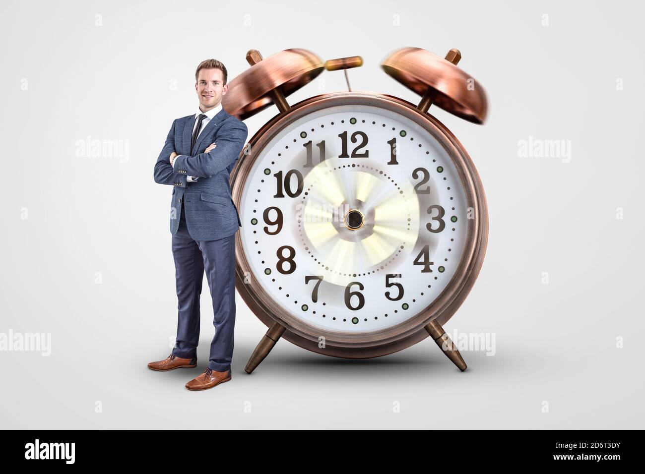 Clock hands spinning fast hires stock photography and images Alamy