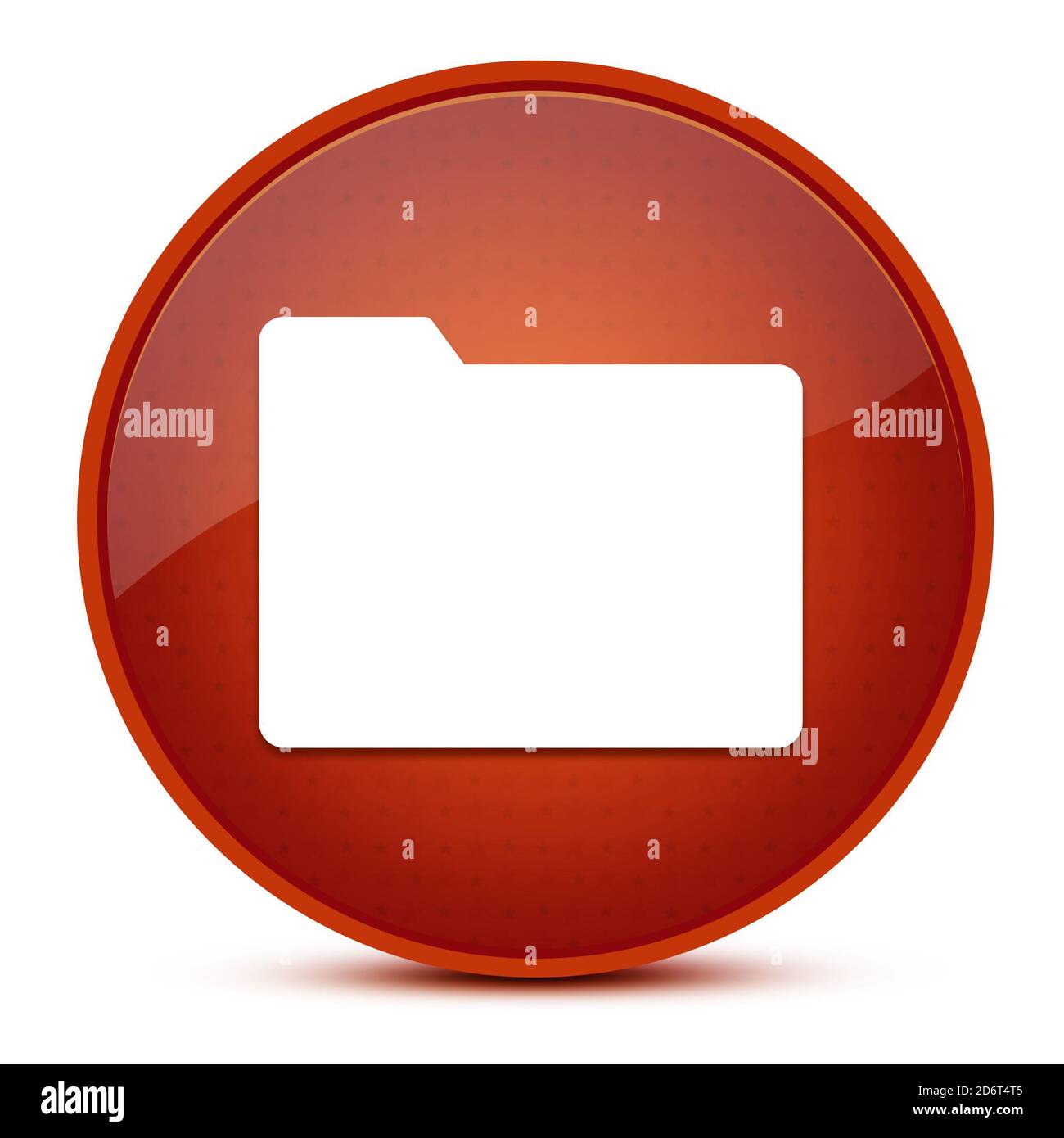 Folder aesthetic glossy brown round button abstract illustration Stock ...