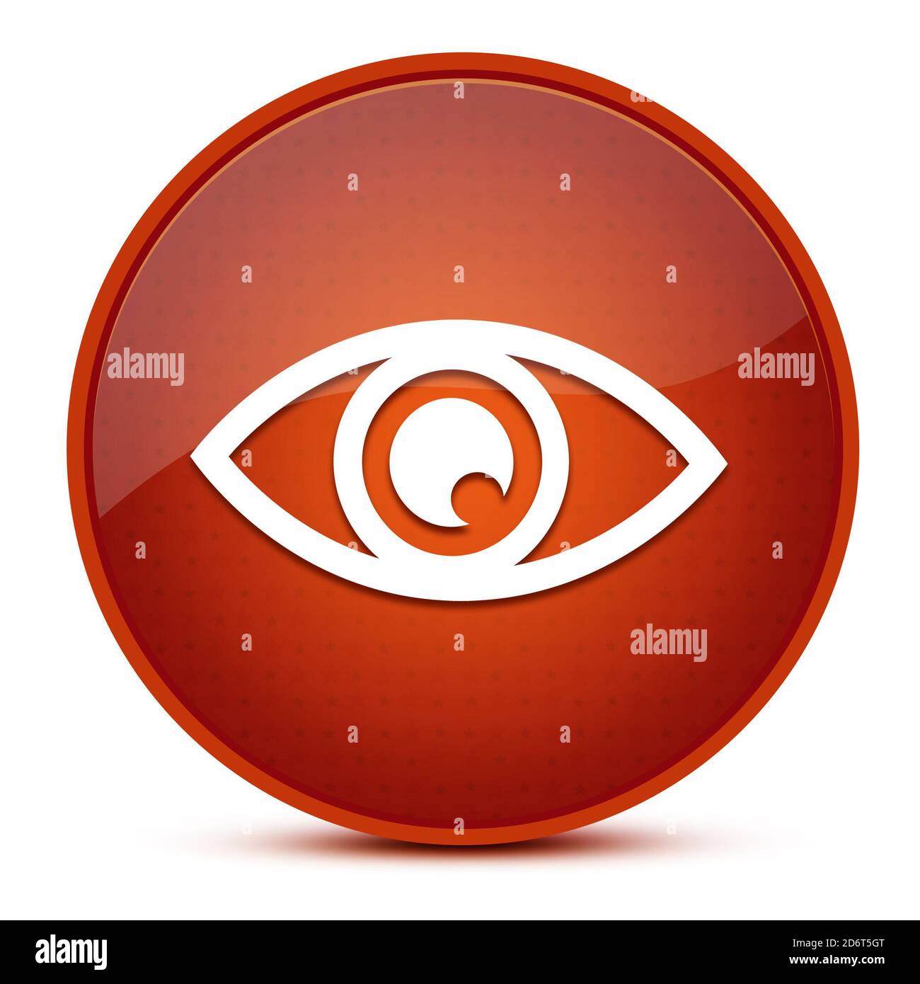 Eye aesthetic glossy brown round button abstract illustration Stock ...