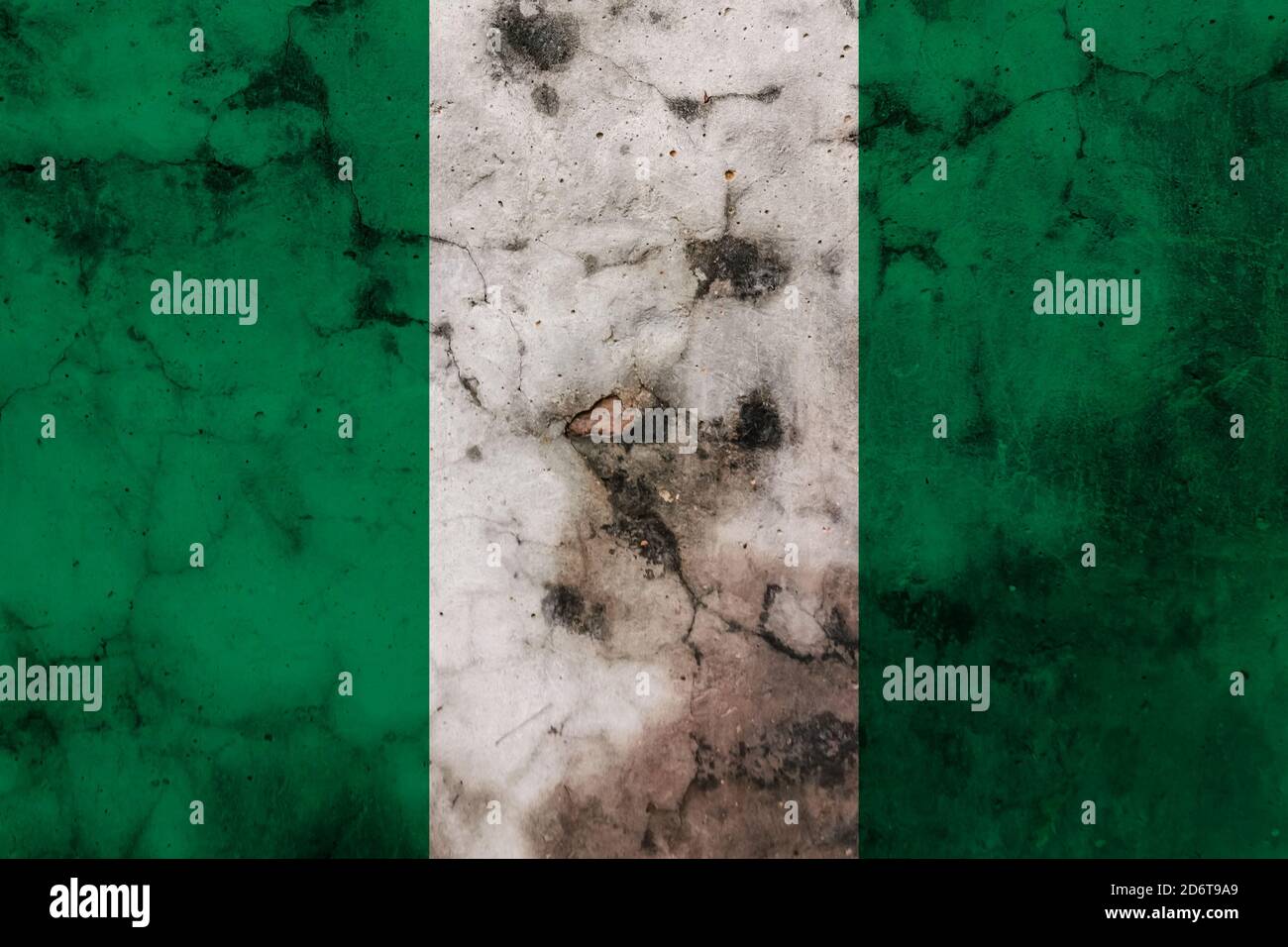 Old Nigeria grunge background flag Stock Photo - Alamy
