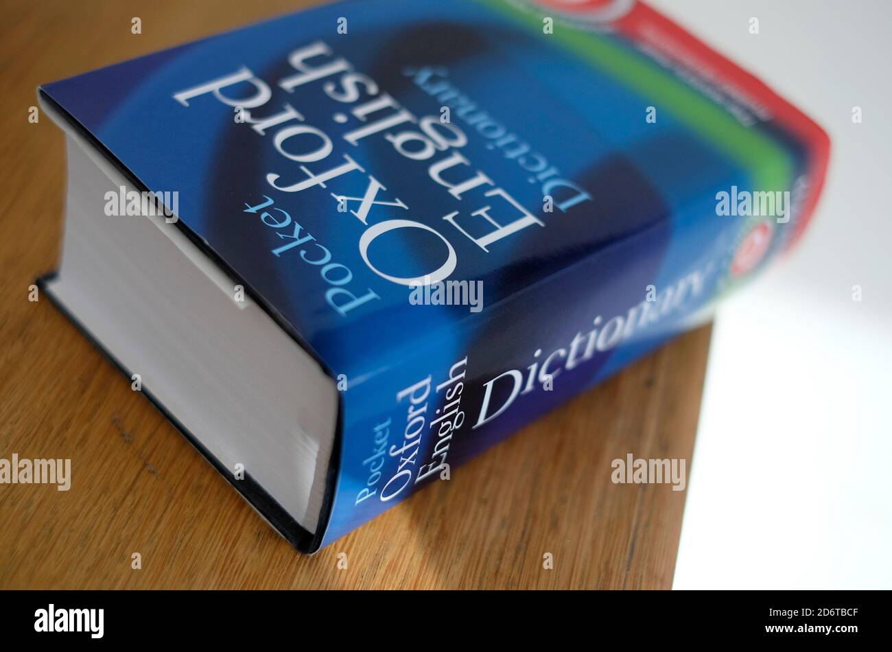 oxford english dictionary book in home interior Stock Photo - Alamy