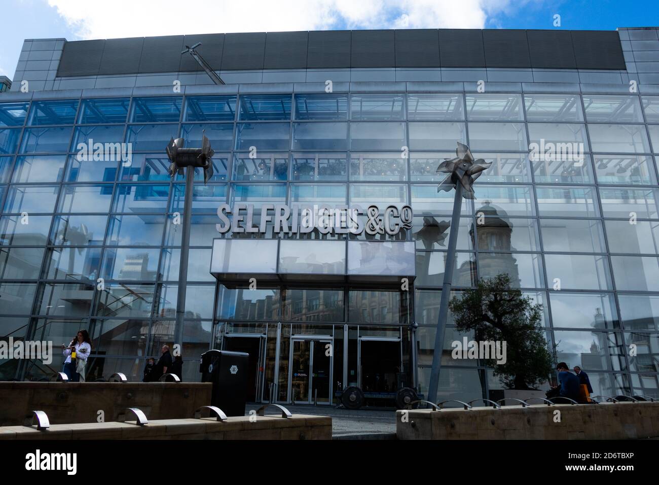 Selfridges department store, located in  Exchange Square, Manchester. Stock Photo