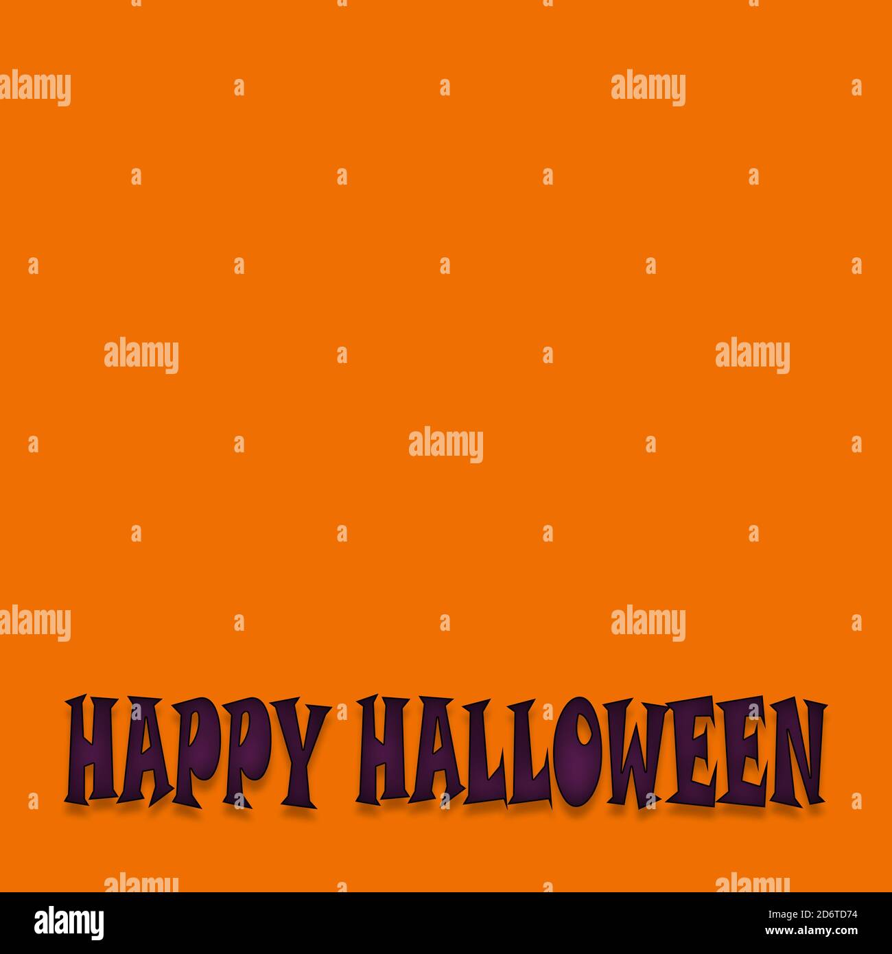 Happy Halloween Text Banner, design template elements for your poster, invitation and greeting card. Stock Photo